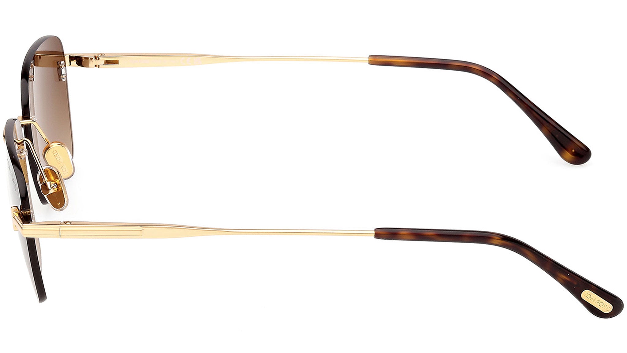 Tom Ford Jake-02 Sunglasses FT1354 30F Shiny Deep Gold - eye-oo.com