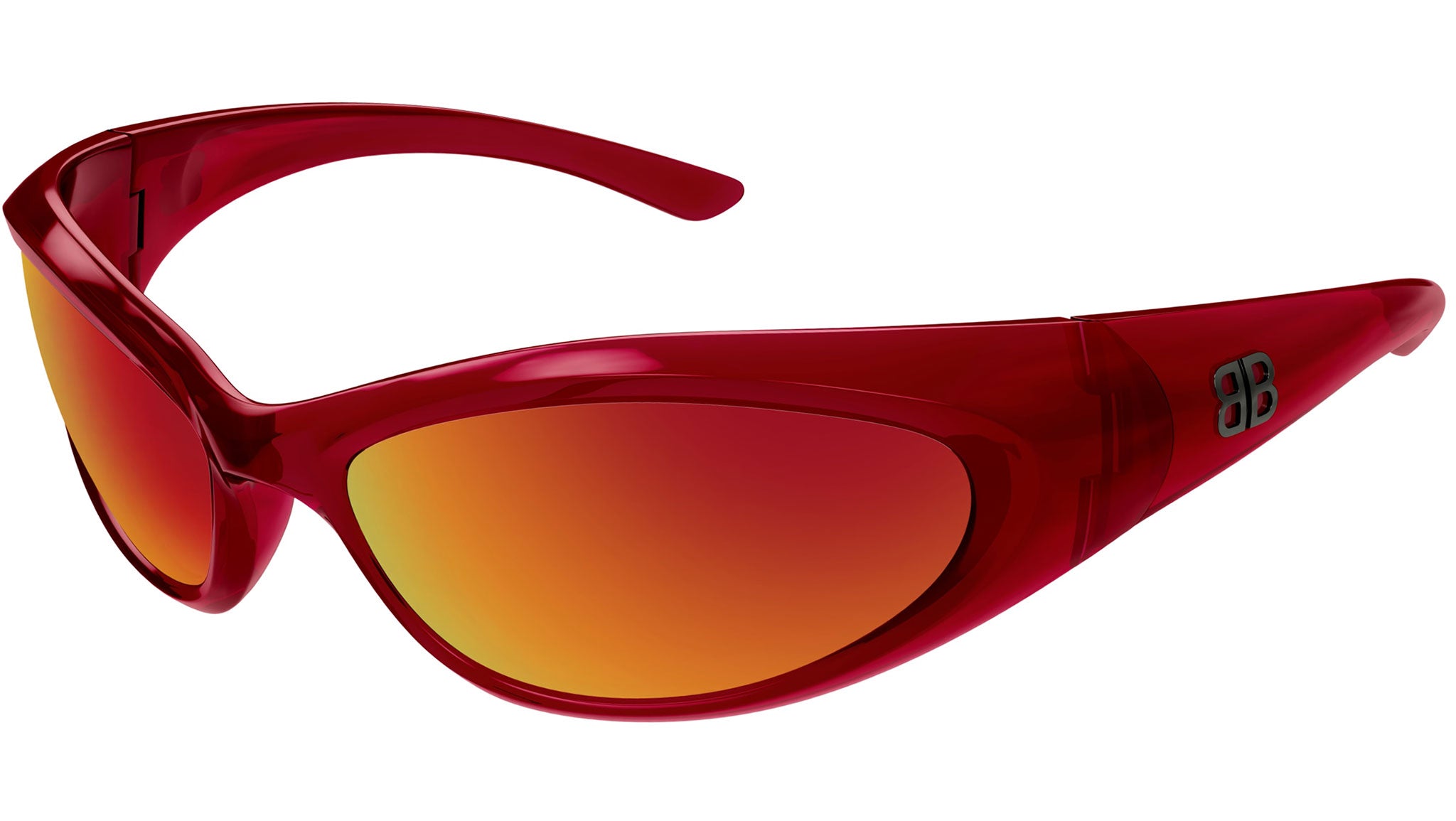 BB0384S Balenciaga Cat Eye Sunglasses 005 Red - eye-oo.com display picture 1