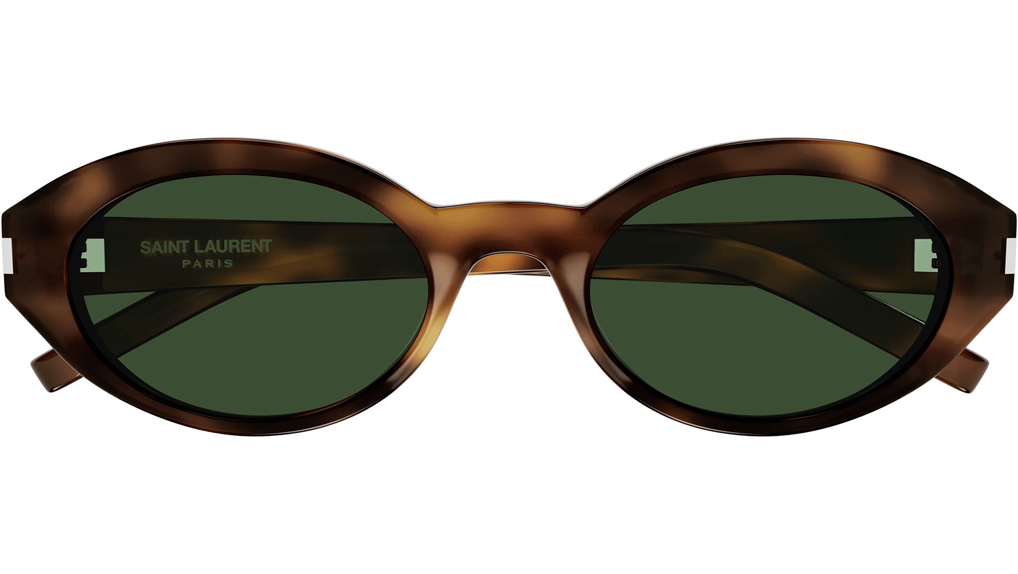 Saint Laurent SL 567 002 Tortoise Green Sunglasses - eye-oo.com