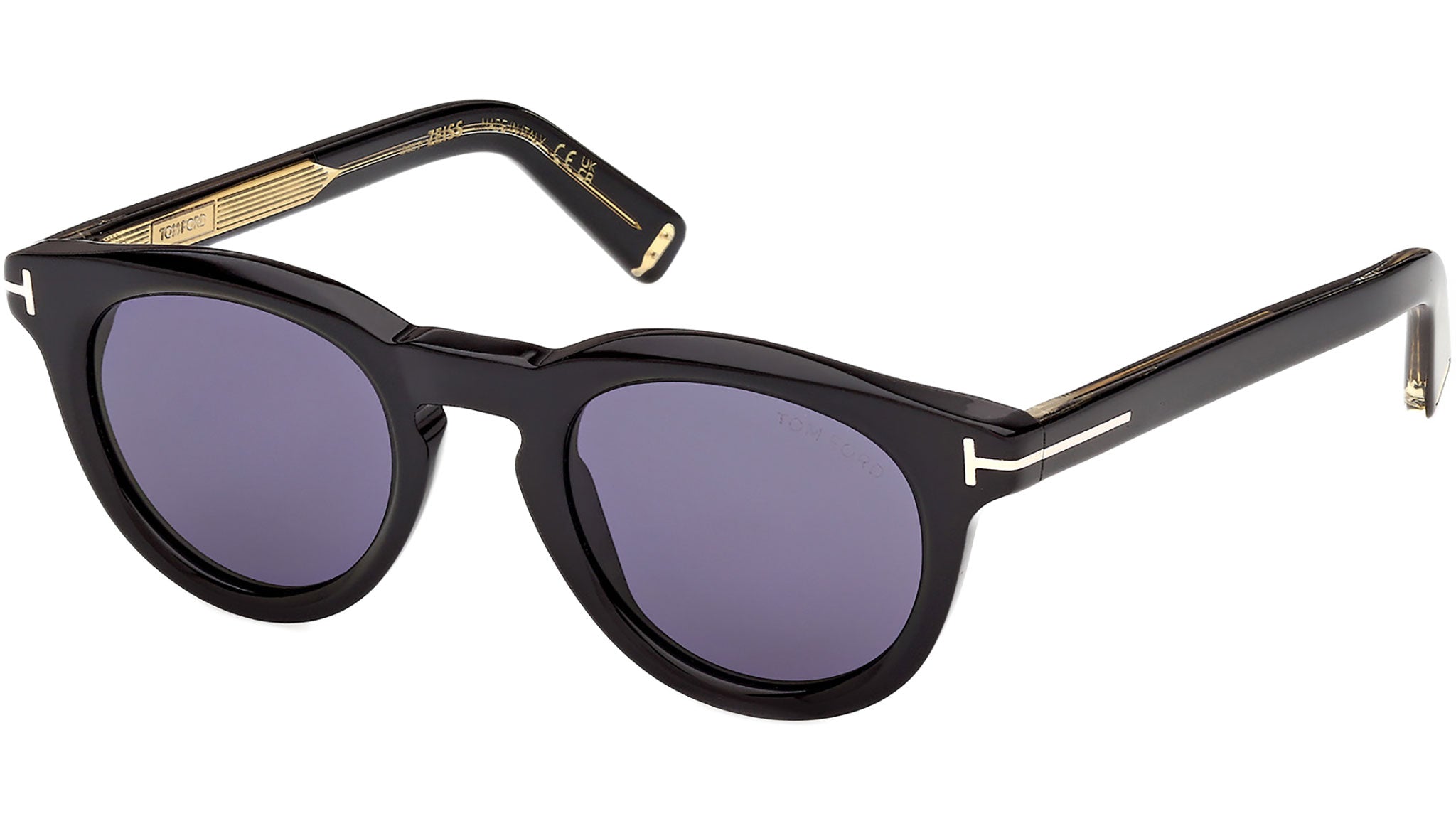 Tom Ford Icon Sunglasses FT1325 01V Shiny Black - eye-oo.com