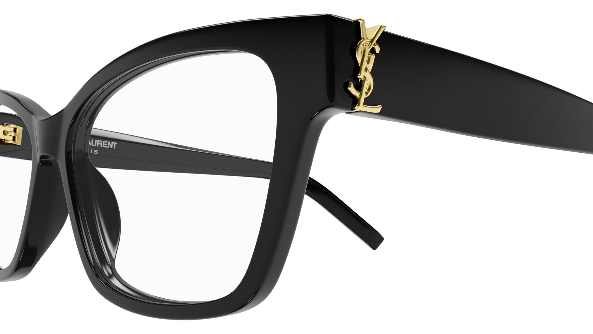 YSL Black Cat Eye Optical Frame SL 276 MICA in Black | Saint Laurent | YSL EN-US main image 4