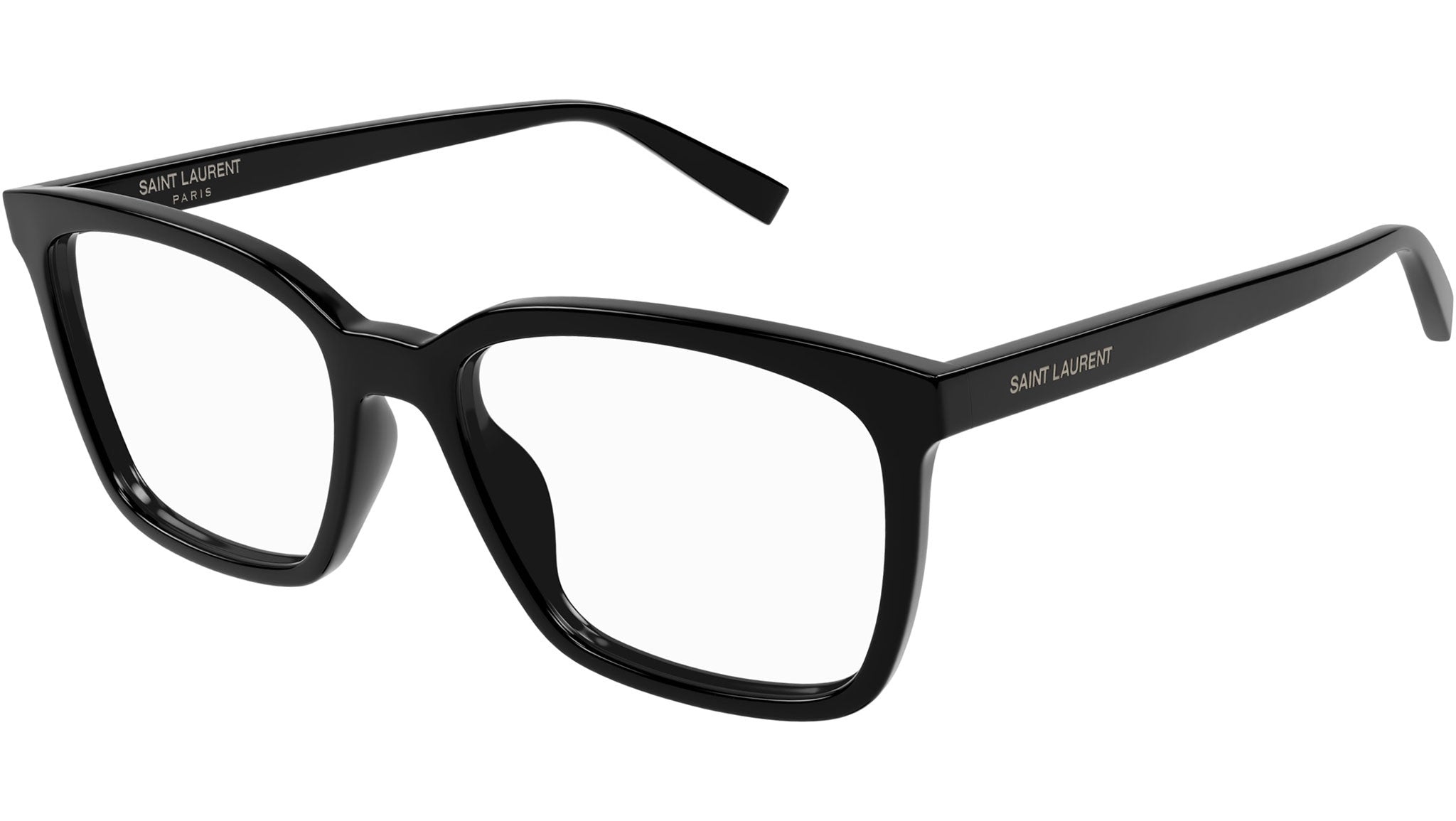 Saint Laurent SL 672 001 Shiny Black Glasses - eye-oo.com
