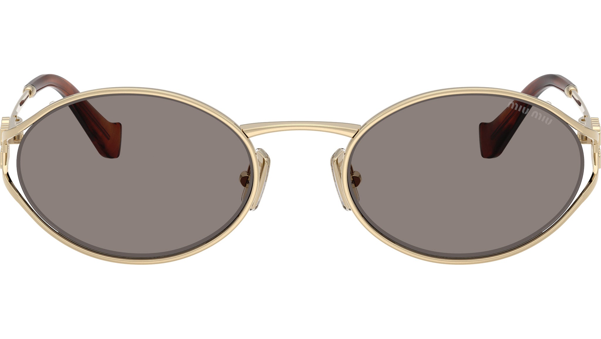 Miu Miu MU52YS Sunglasses ZVN80Q Pale Gold - eye-oo.com