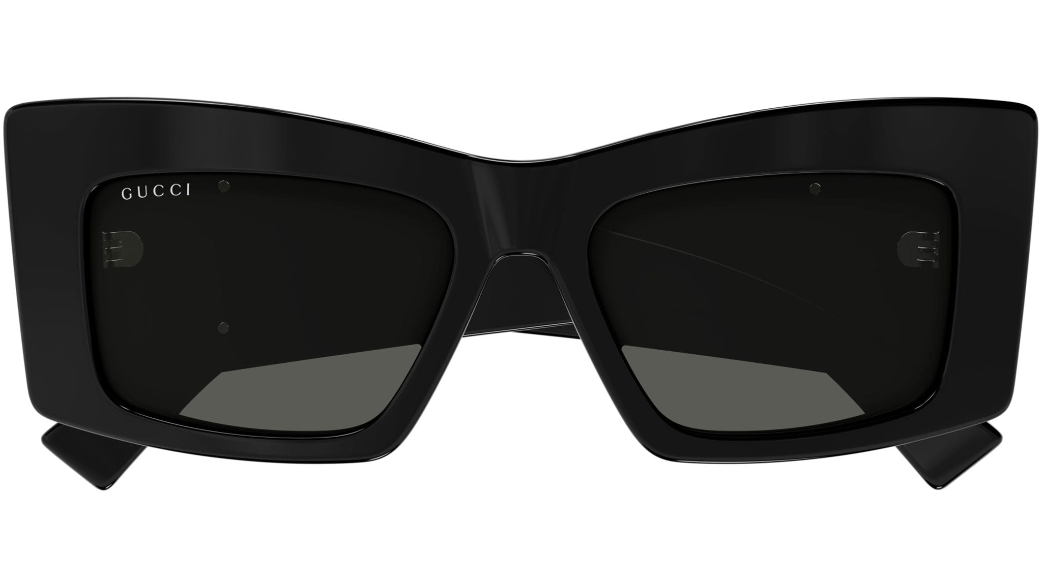 Gucci GG1842S 001 Black Grey Butterfly Sunglasses - eye-oo.com