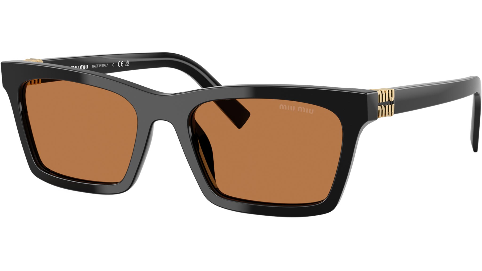 MU A05S Miu Miu Sunglasses 16K10I Black - eye-oo.com