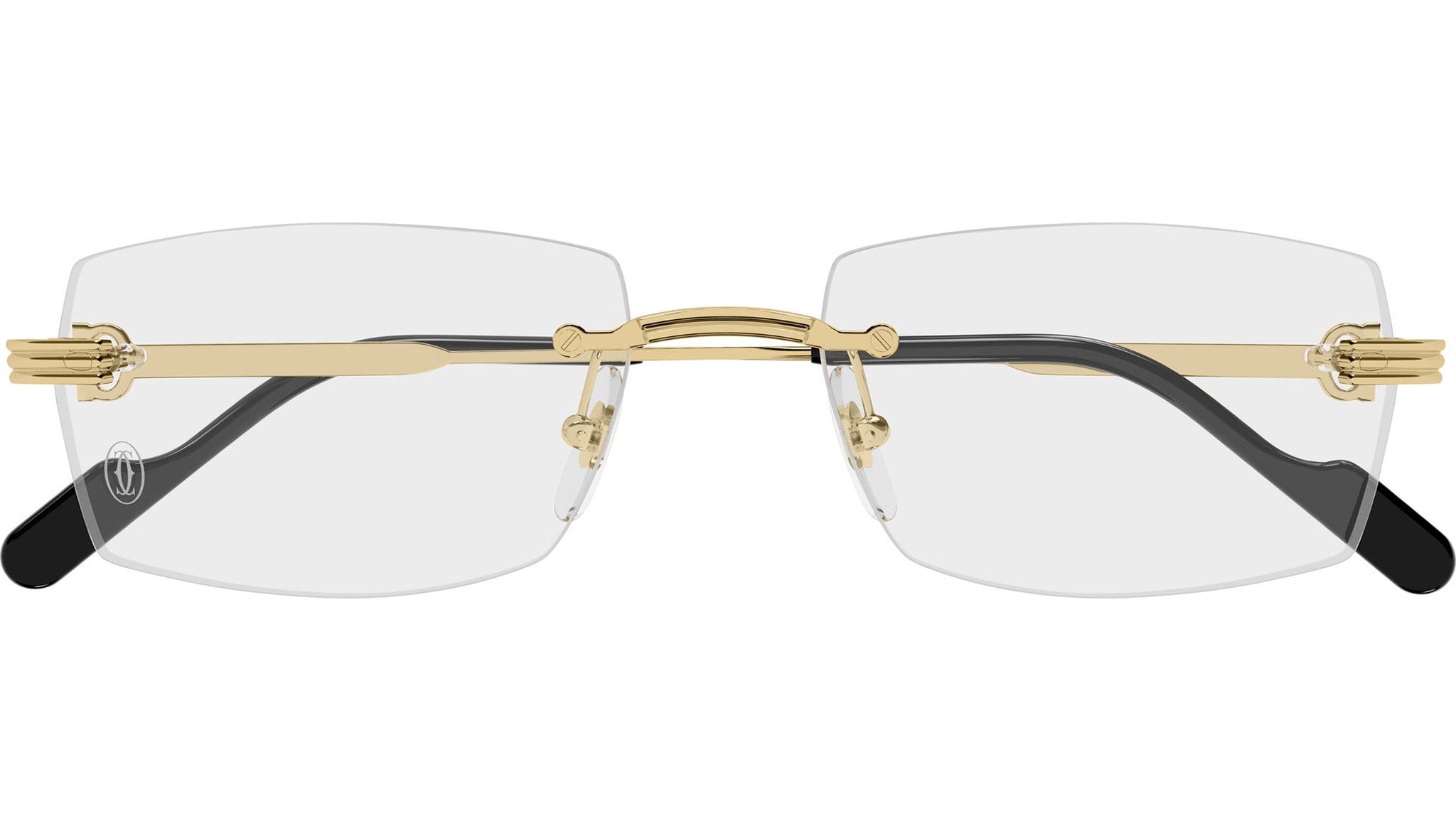 Cartier Première CT0578O Eyeglasses 001 Shiny Gold - eye-oo.com