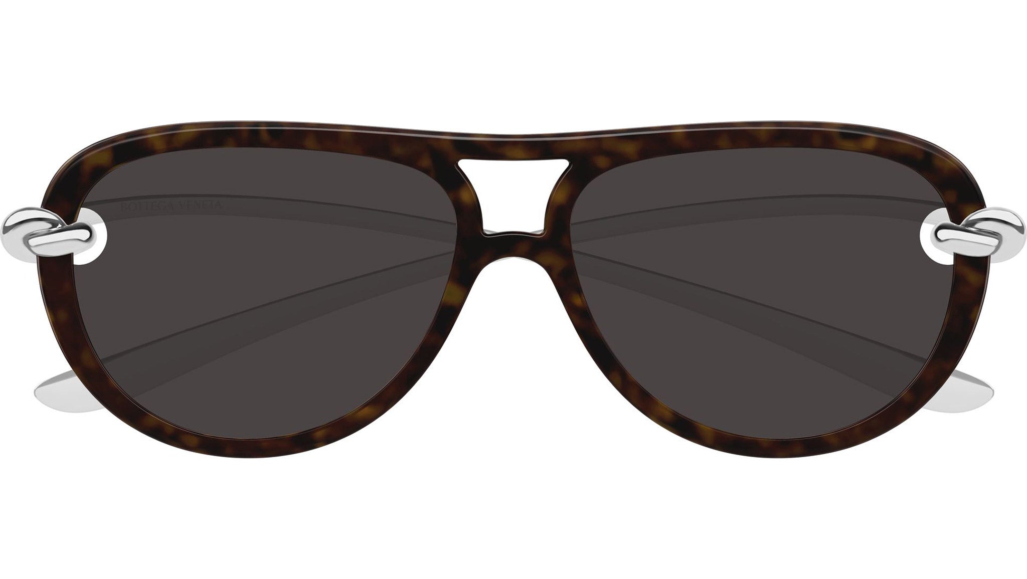 BV1418S Bottega Veneta Pilot Sunglasses 002 Havana - eye-oo.com