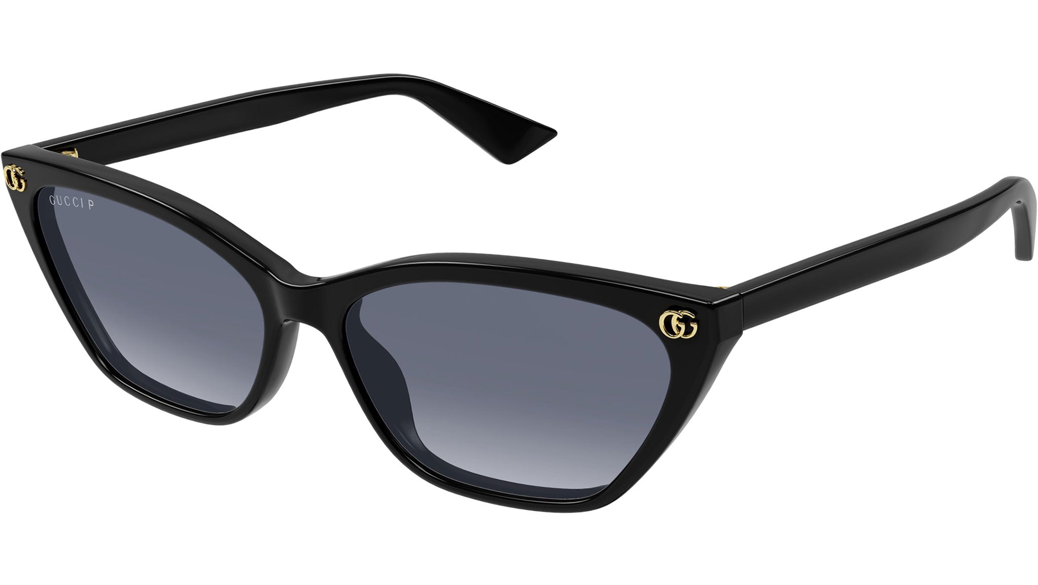 Gucci GG1815S 005 Black Grey Cat Eye Sunglasses - eye-oo.com