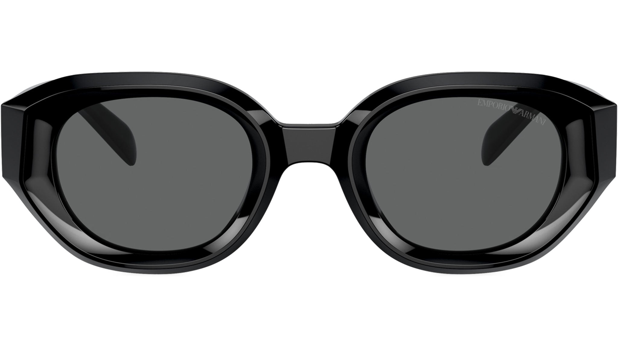 Emporio Armani EA4230U Sunglasses Black Acetate Oval EMPORIO ARMANI EA4230U Irregular Sunglasses | EyeOns.com main image 3