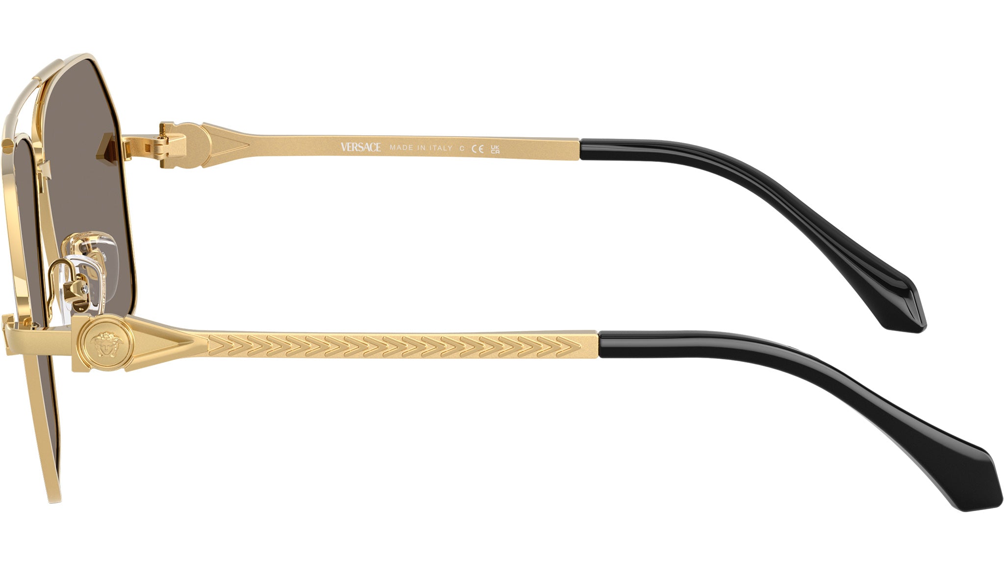 Versace VE2284 Sunglasses 10026G Gold - eye-oo.com display picture 3