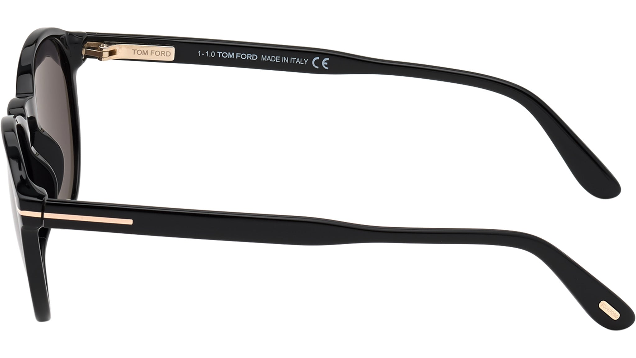 Tom Ford Dante Sunglasses FT0834 01A Shiny Black - eye-oo.com