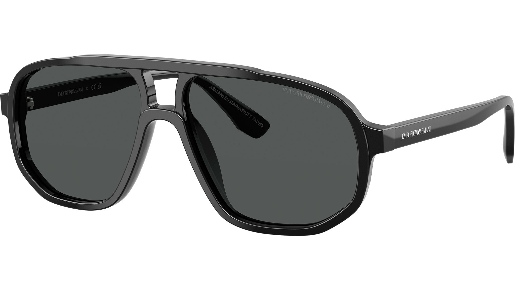 Emporio Armani EA4263U Sunglasses 501787 Shiny Black - eye  display picture 3