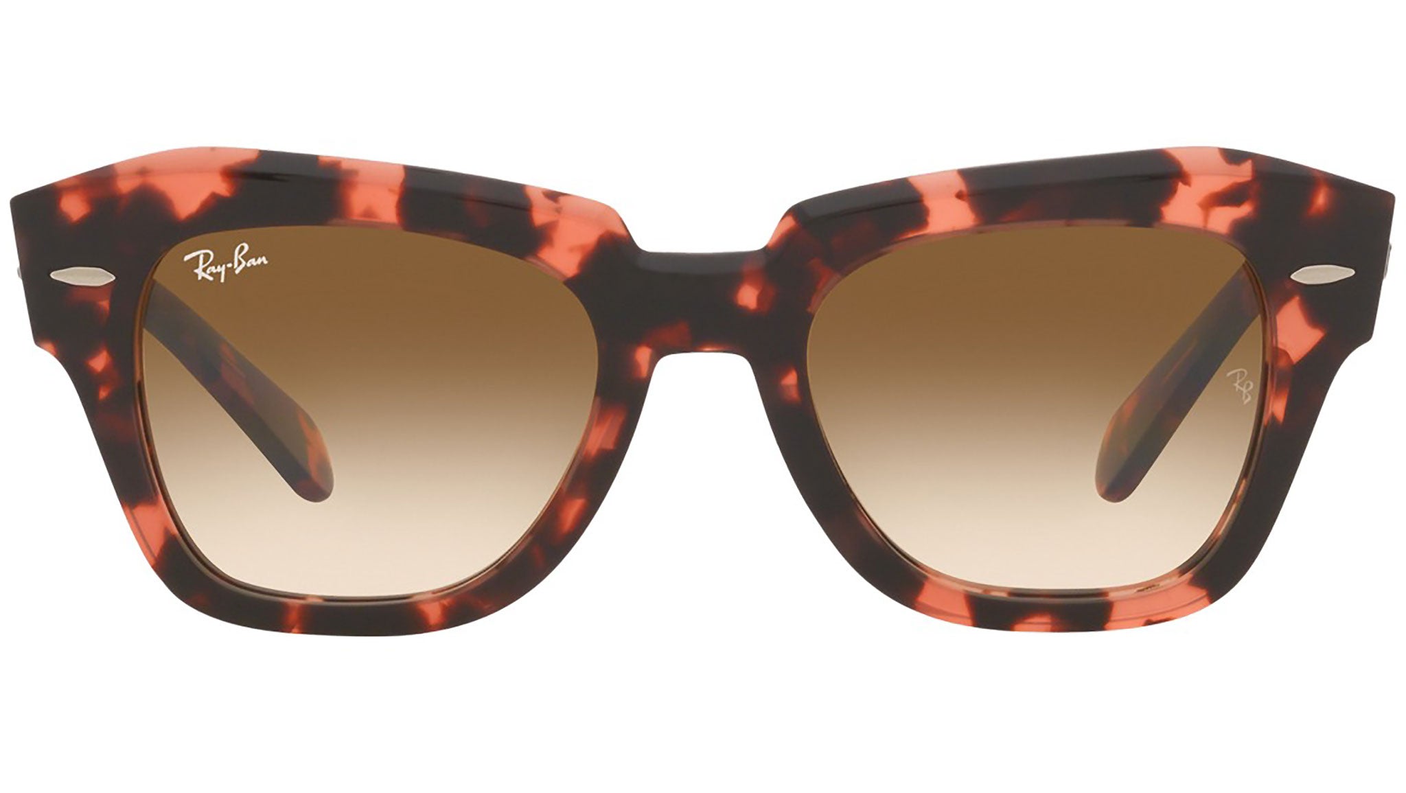 Ray-Ban State Street RB2186 133451 Tortoise Sunglasses - eye  display picture 1