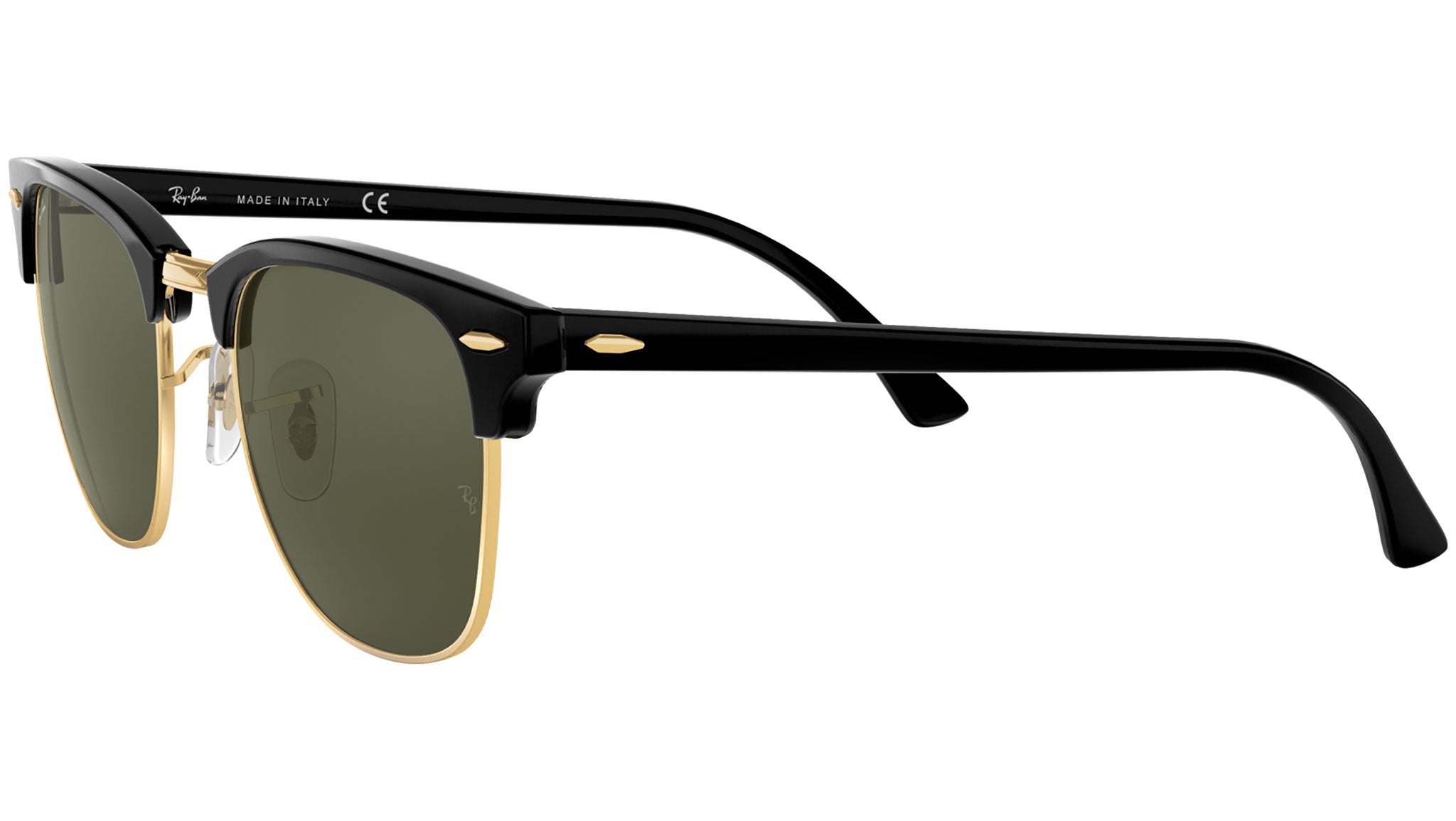 Ray-Ban Clubmaster RB3016 W0365 Black Sunglasses - eye-oo.com