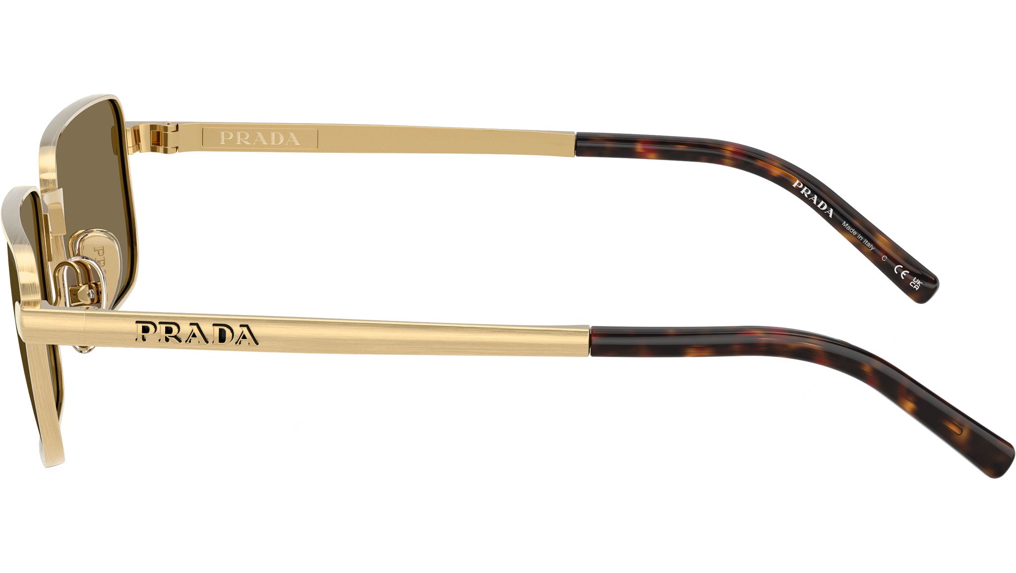 PR D54S Prada Sunglasses 24J90F Satin Gold - eye-oo.com