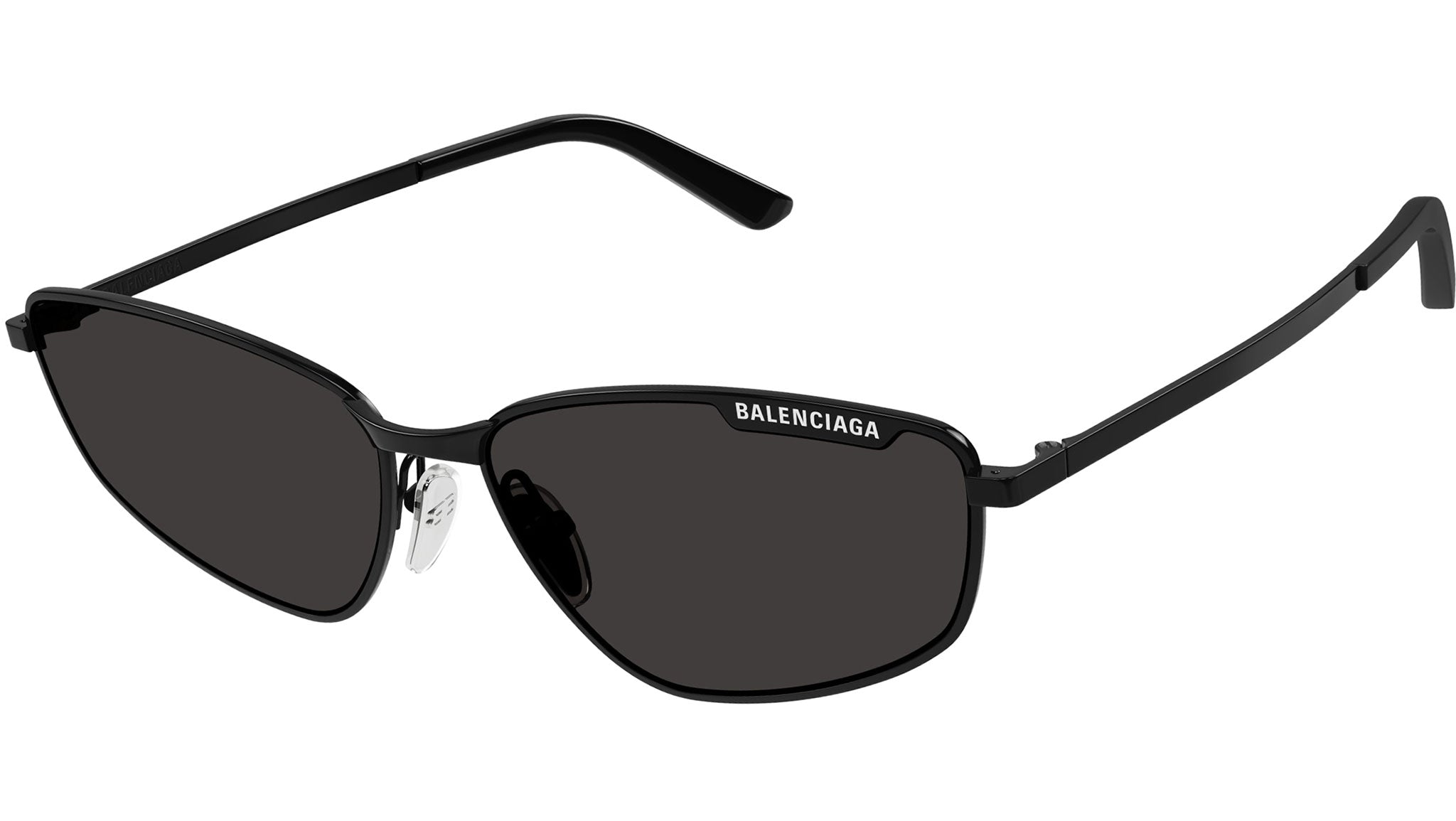 Balenciaga BB0277S 001 Black Grey Sunglasses - eye-oo.com
