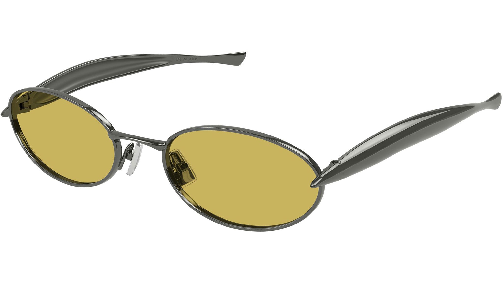 BV1386S Bottega Veneta Panthos Sunglasses 002 Dark Ruthenium - eye