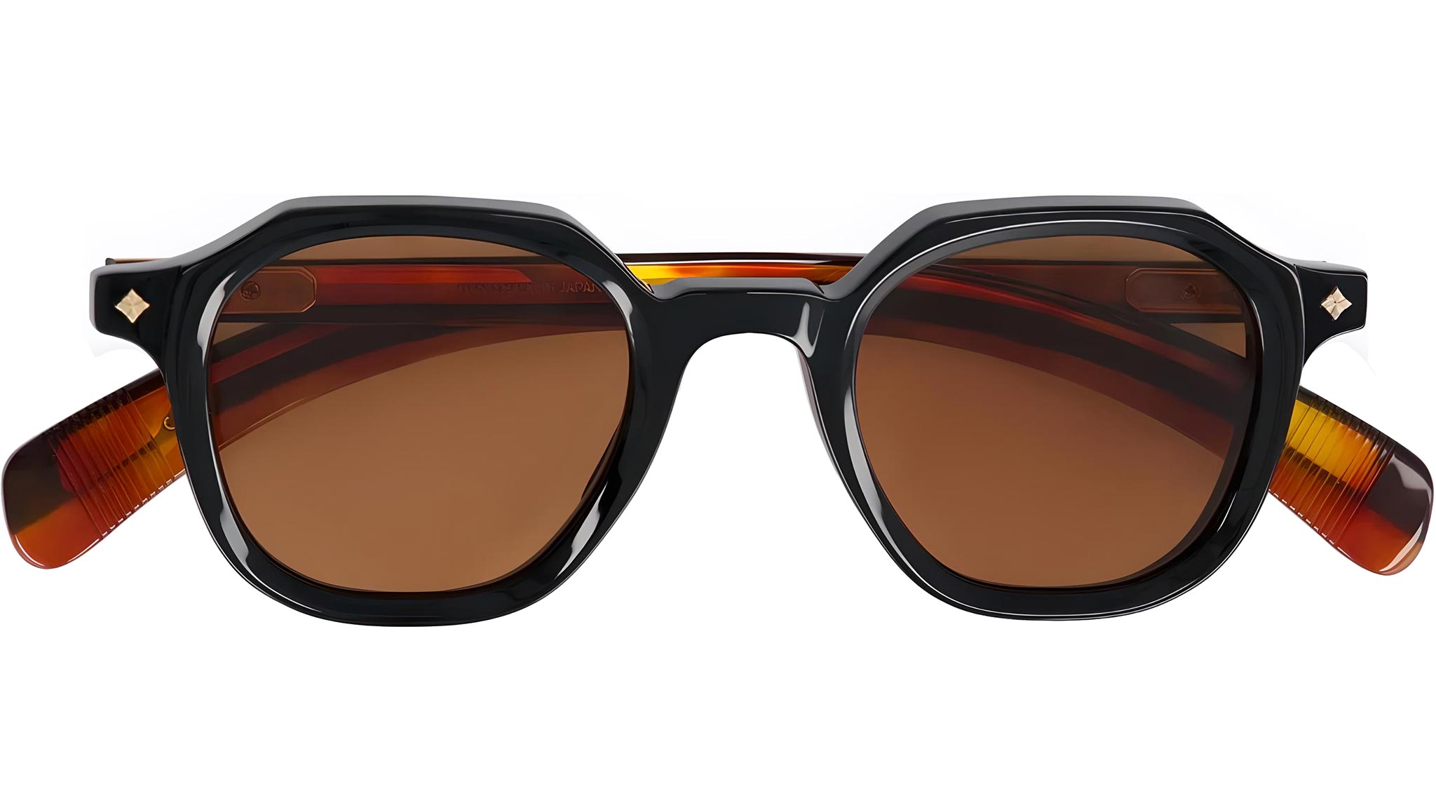 Sato Perse M-1 Sunglasses Black and Tortoise - eye-oo.com