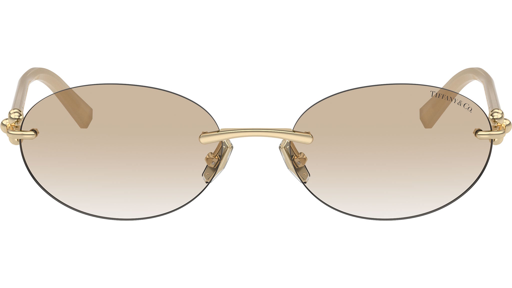Tiffany TF3104D Sunglasses 617811 Pale Gold - eye-oo.com