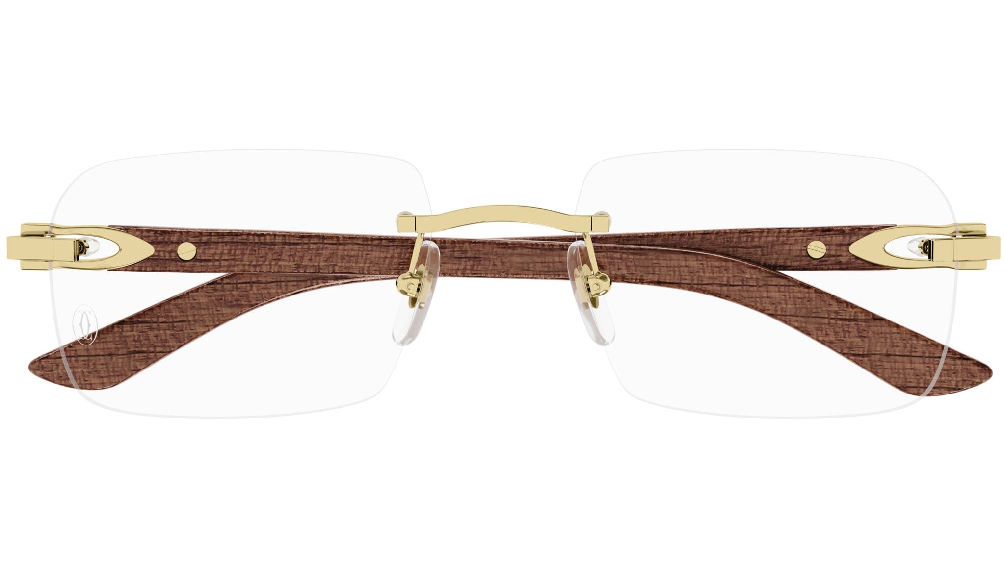 Cartier CT0453O 004 Eyeglasses Shiny Gold - eye-oo.com