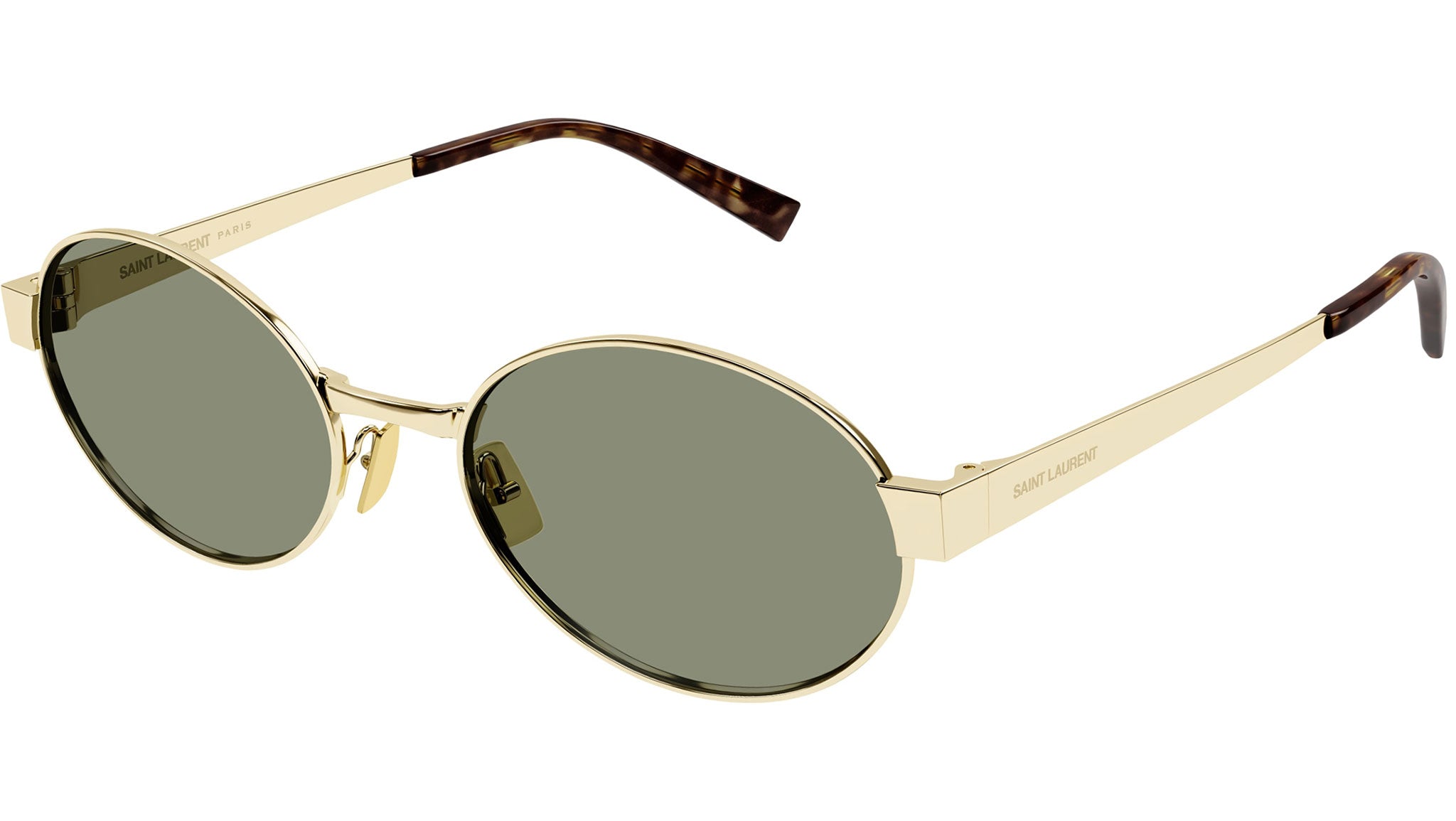 SL 692 Saint Laurent Sunglasses 003 Light Gold - eye-oo.com