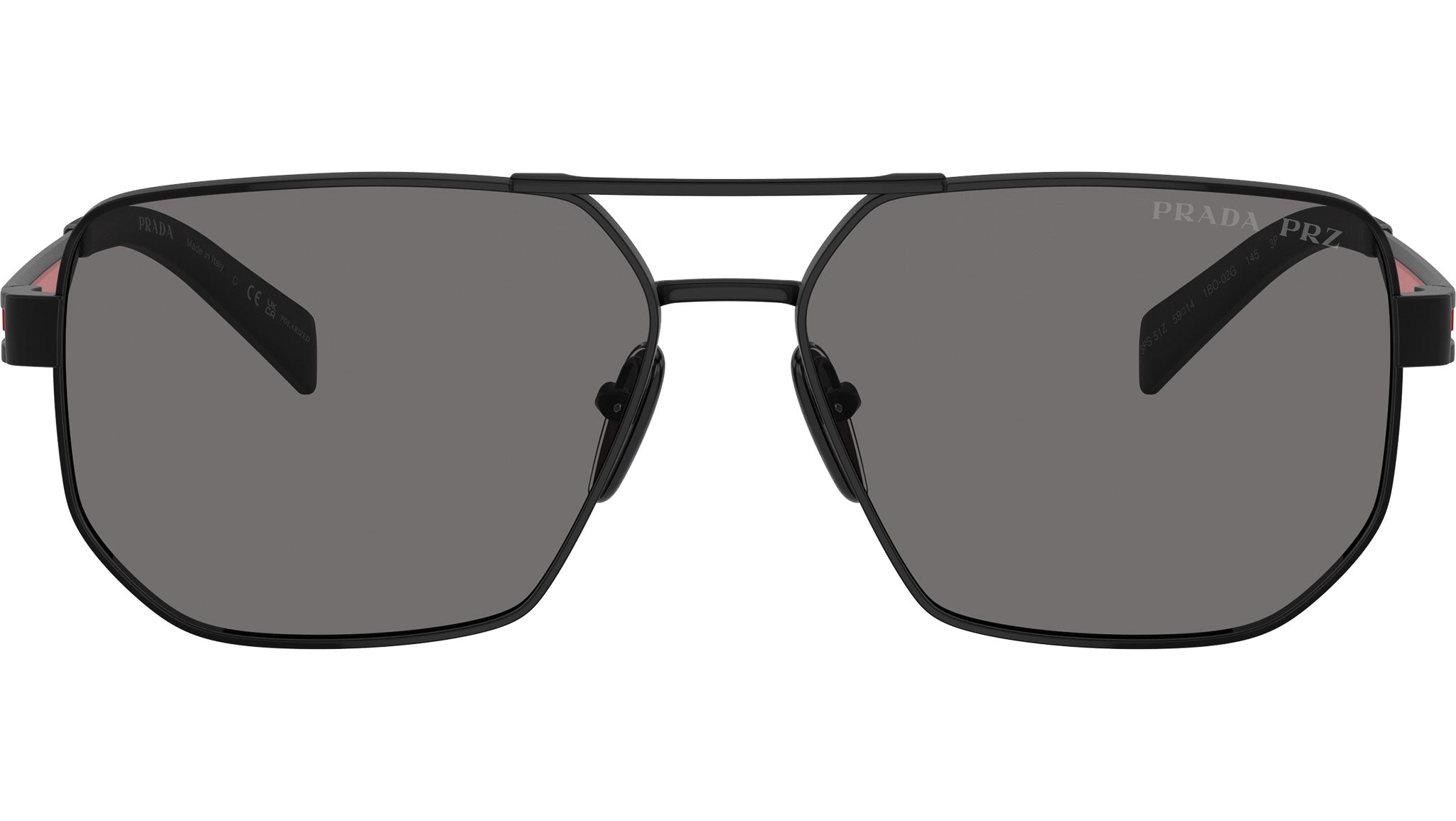 Prada Linea Rossa Sunglasses PS51ZS 1BO02G Black - eye-oo.com