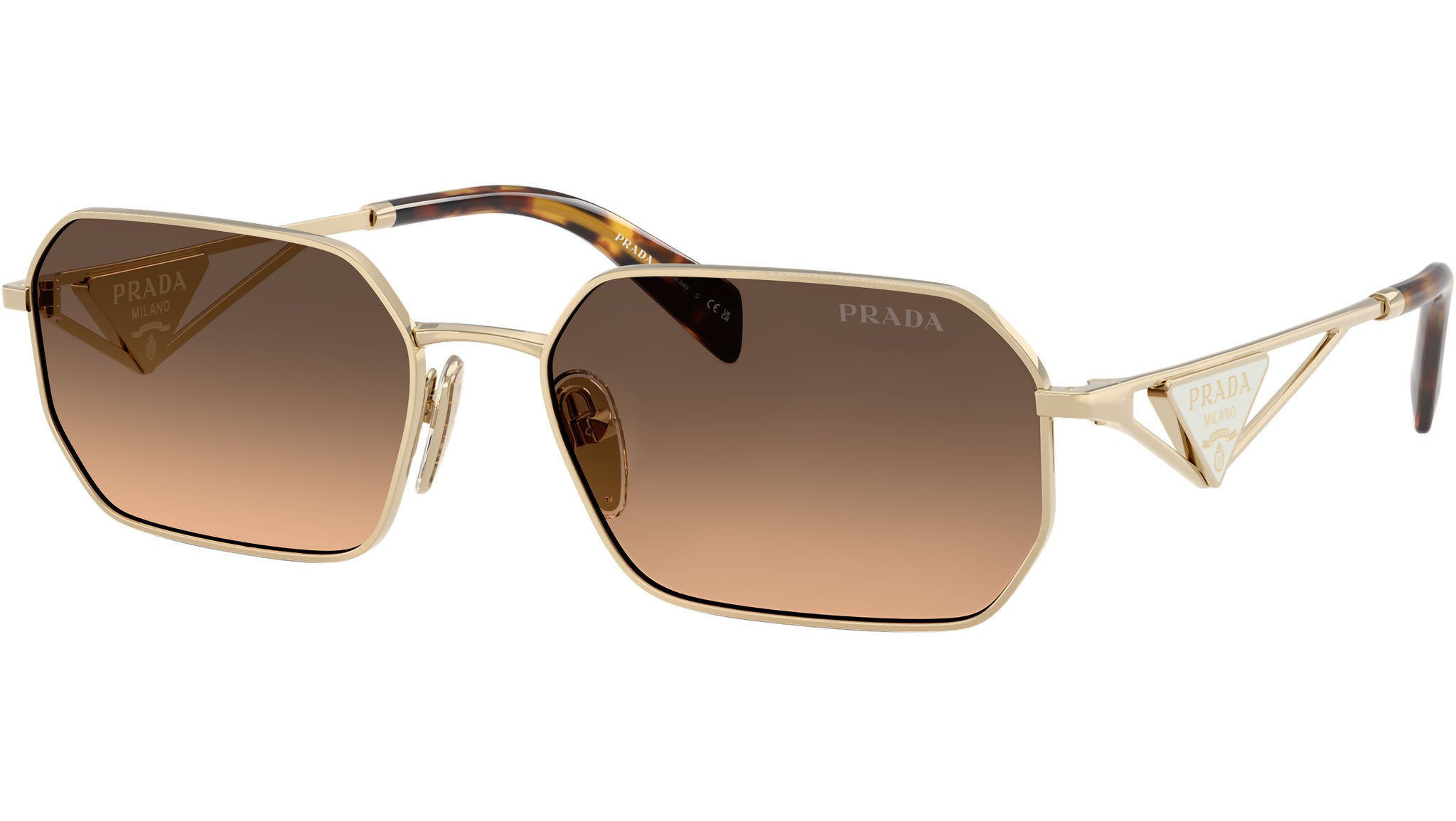 PR A51S Prada Sunglasses ZVN50C Pale Gold - eye-oo.com
