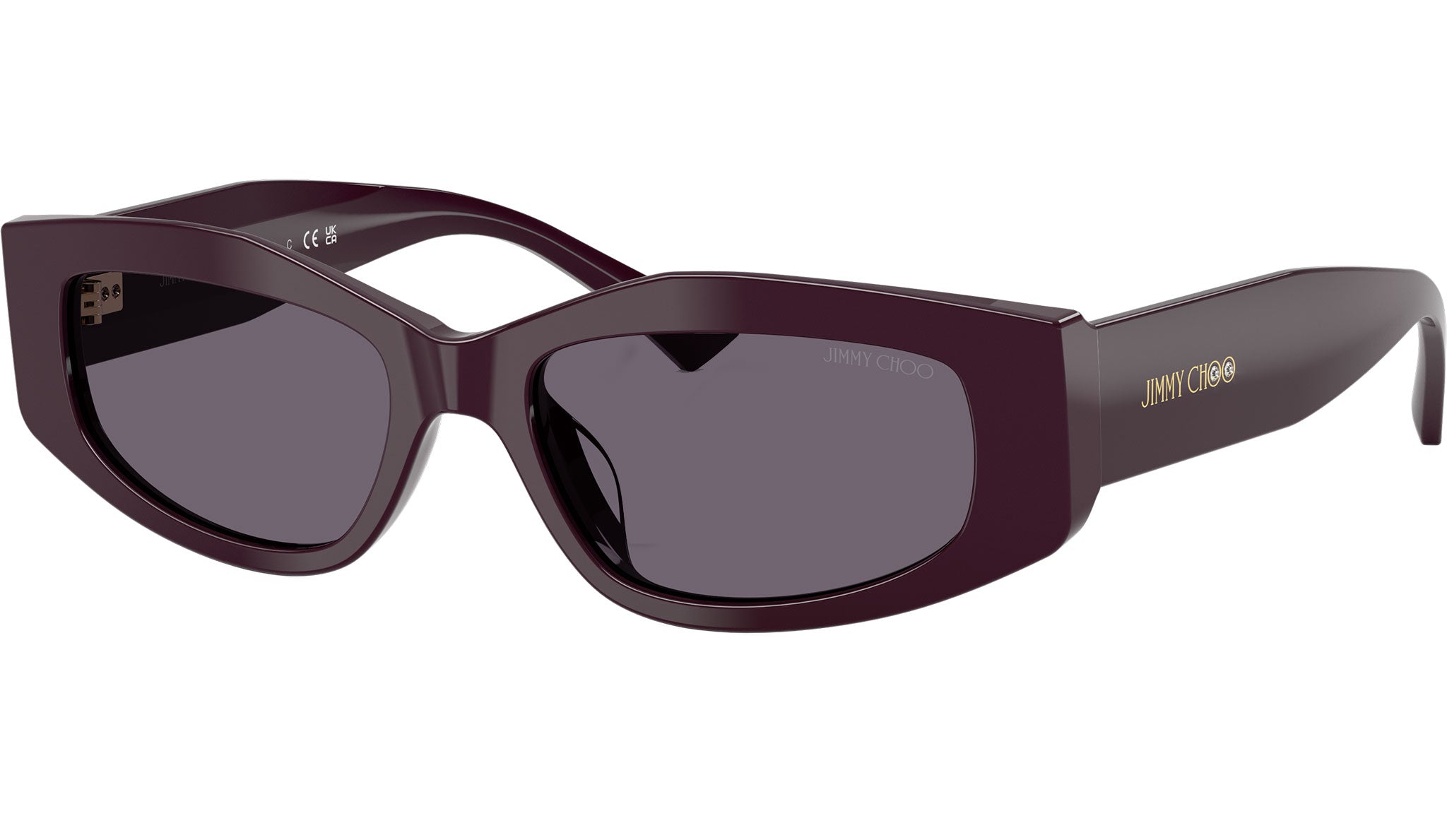 JC5046BU Jimmy Choo Sunglasses 50751A Prune - eye-oo.com