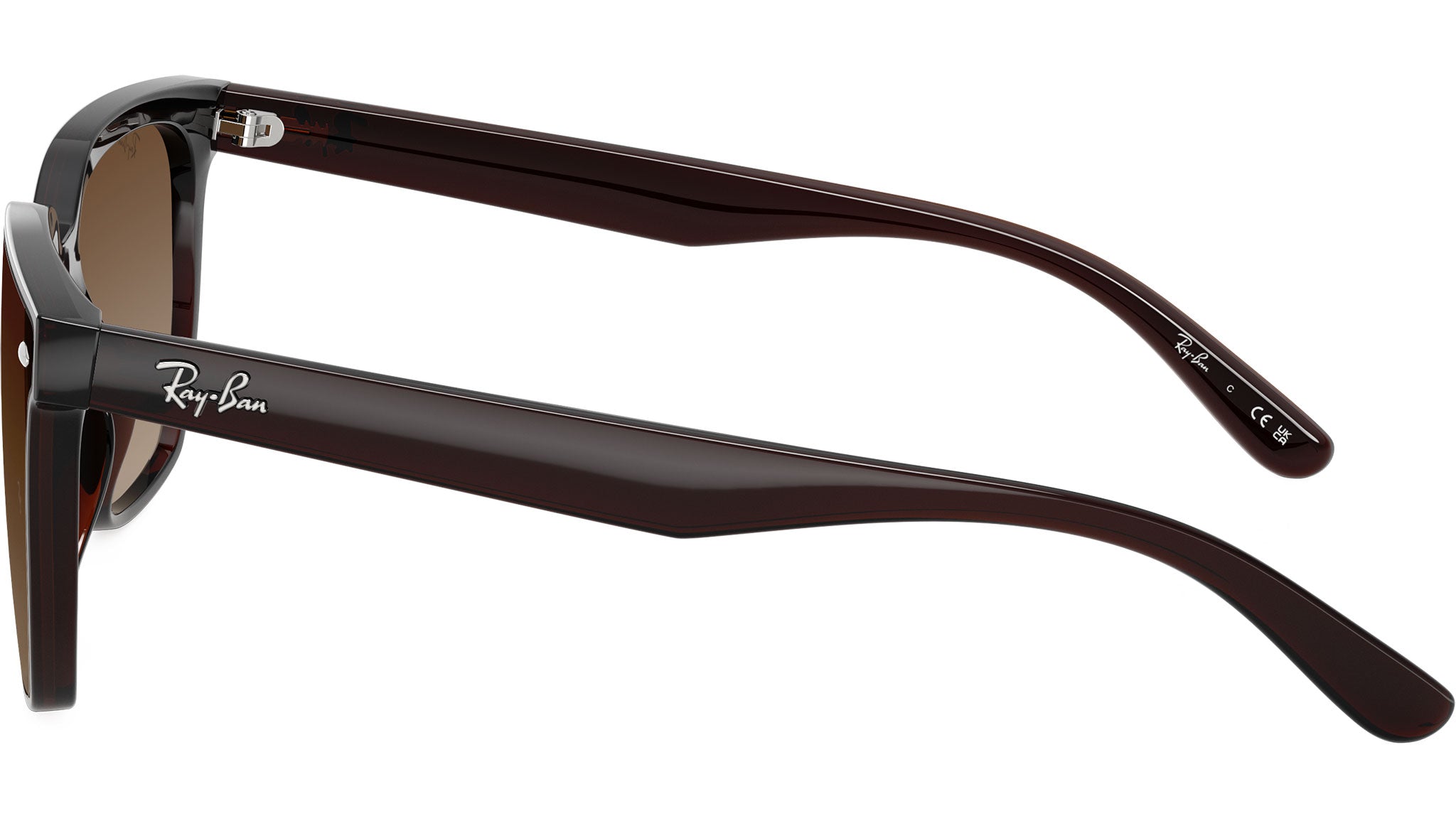 Ray-Ban RB4466D Sunglasses 714/13 Transparent Dark Brown - eye-oo.com