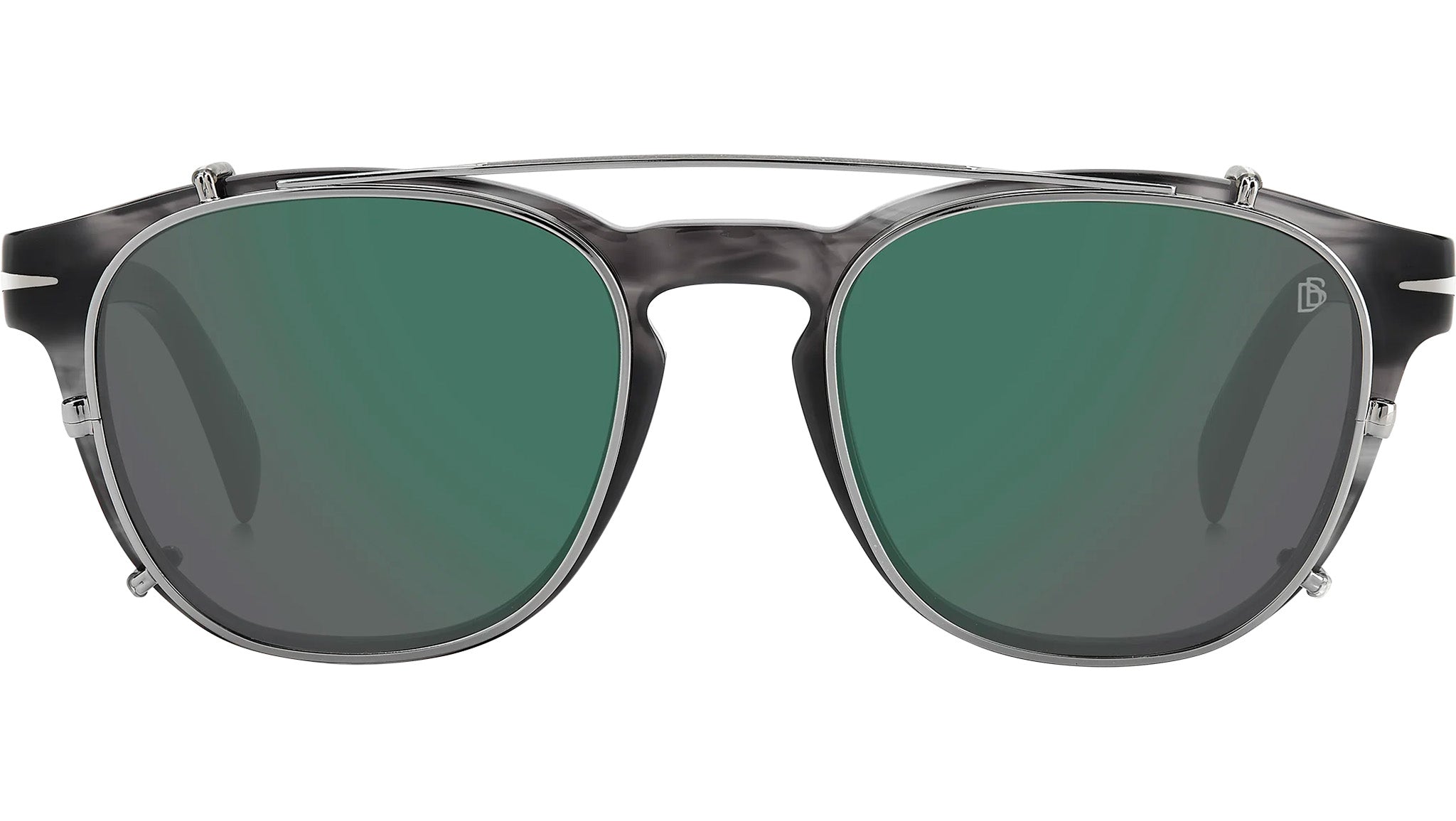 David Beckham DB 1117/CS 2W8 MT Sunglasses Grey Horn - eye  display picture 3