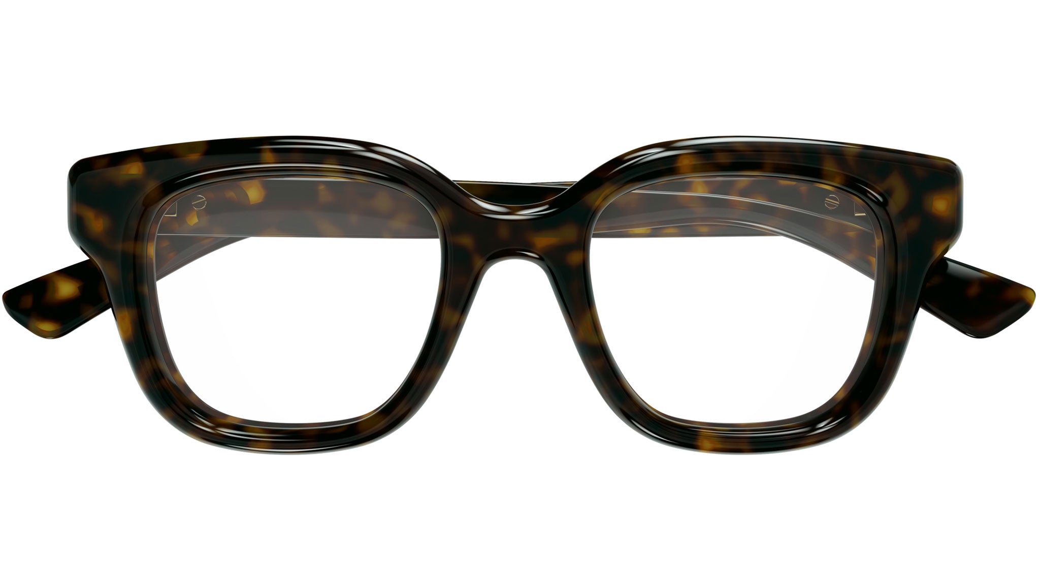 Gucci GG1831O Havana Rectangular Glasses - eye-oo.com
