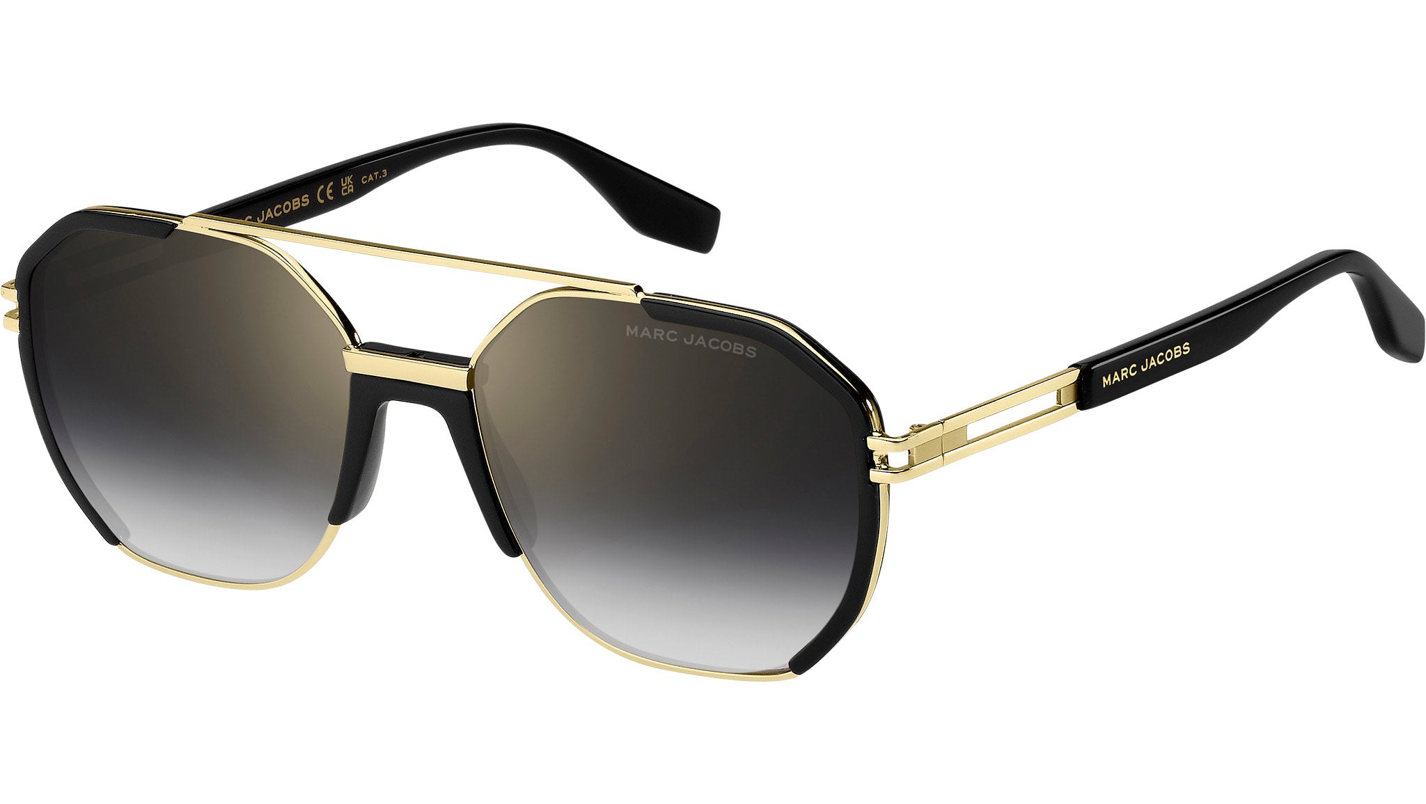 Marc Jacobs MARC 749/S RHL FQ Sunglasses Gold Black - eye-oo.com display picture 2