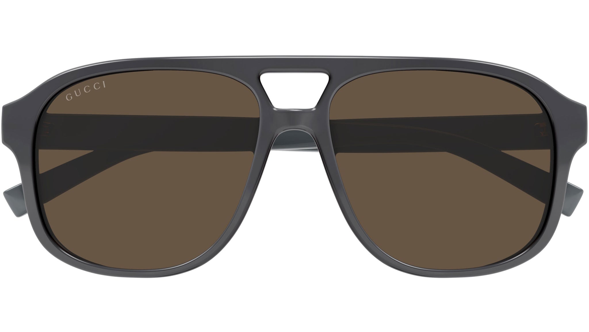 Gucci GG1856S 003 Pilot Sunglasses Solid Dark Grey - eye-oo.com