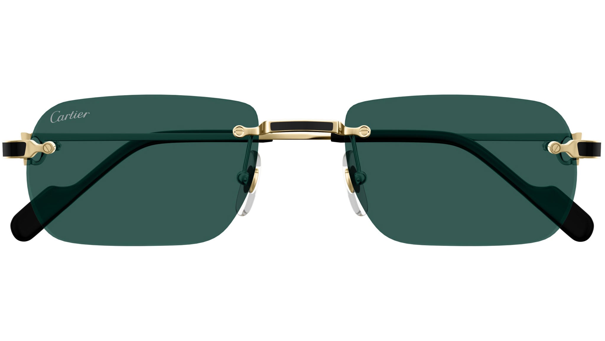 Cartier CT0498S 003 Sunglasses Shiny Gold - eye-oo.com