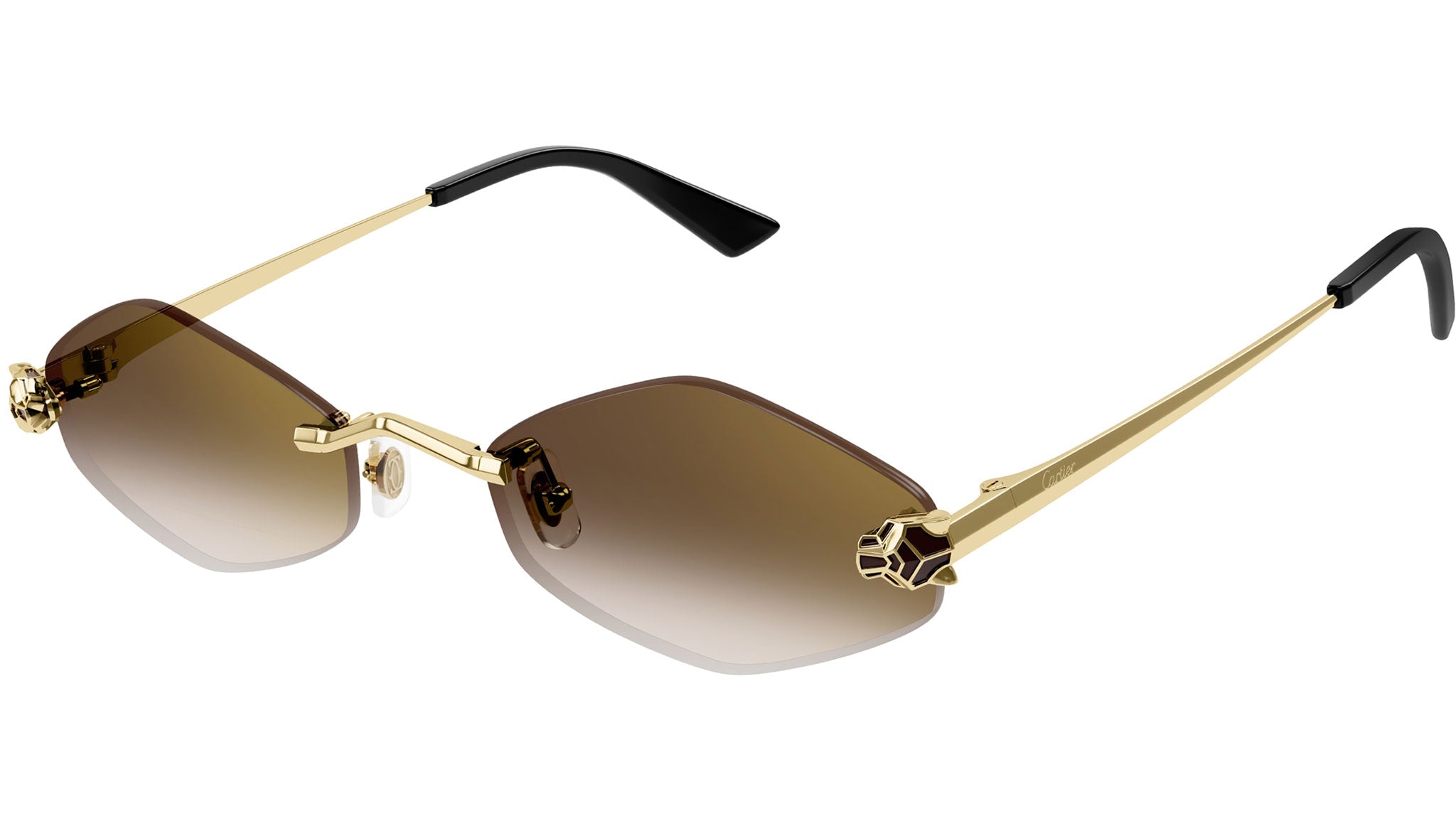 Cartier CT0433S 002 Sunglasses Shiny Gold - eye-oo.com display picture 3