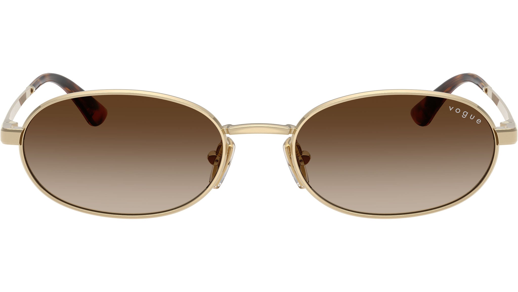 Vogue Women\'s Gold and Brown Sunglasses! Vogue VO4198S Sunglasses | FramesDirect.com main image 4