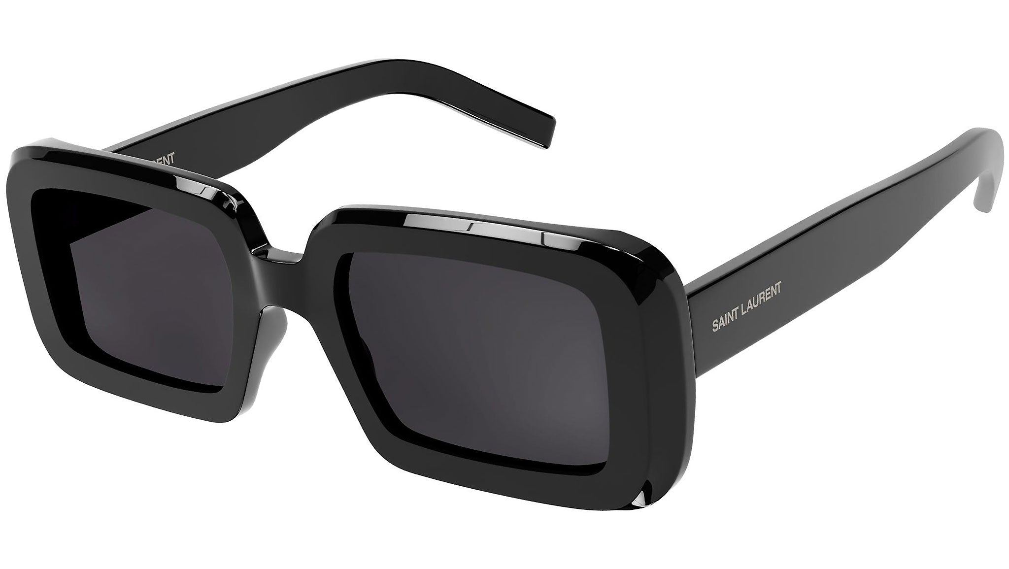 Saint Laurent SL 534 Sunrise Shiny Black Sunglasses - eye-oo.com