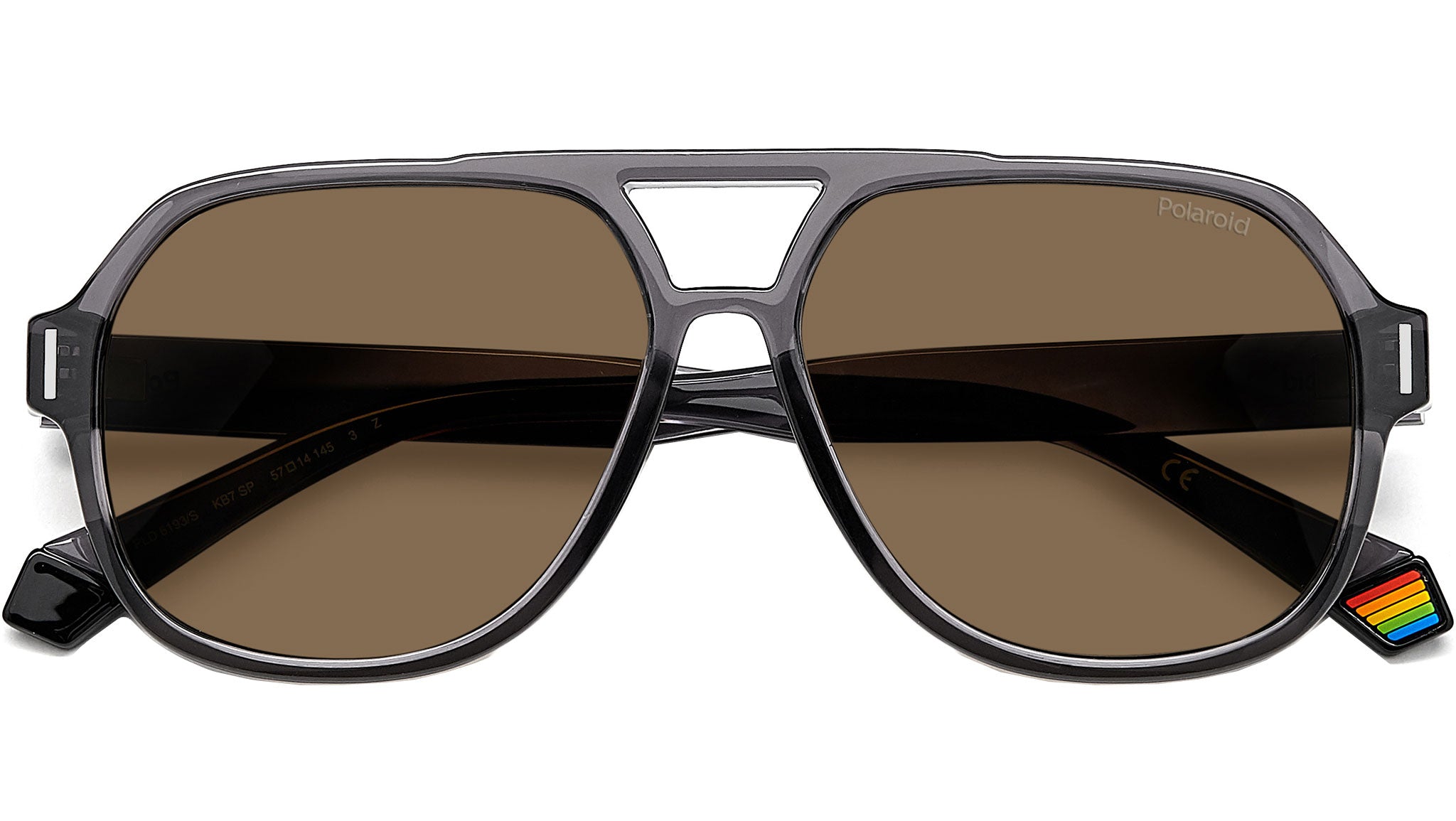 ダイドー SP Polaroid PLD 6193/S KB7 SP Sunglasses Grey - eye-oo.com