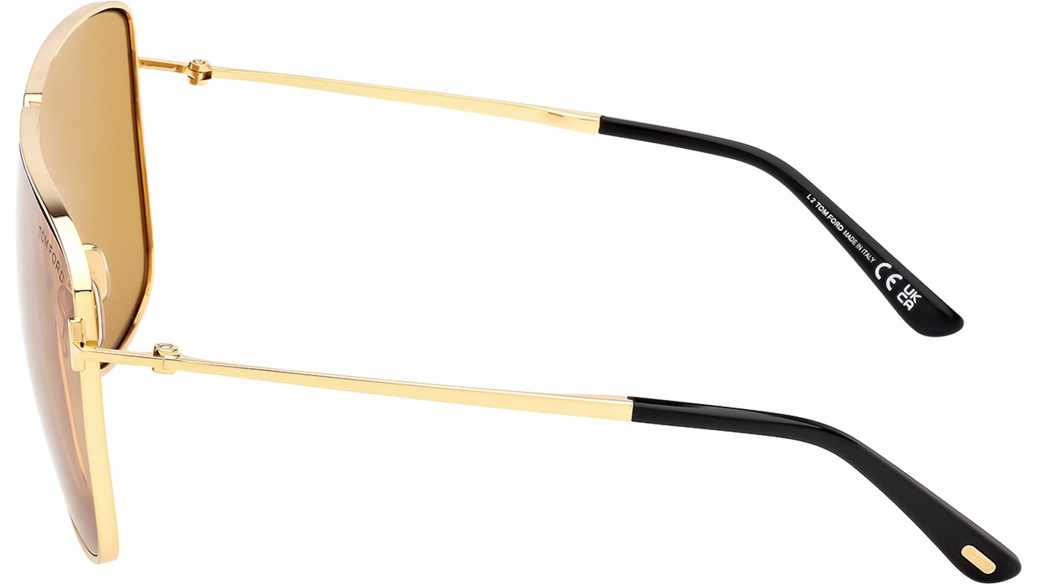 Tom Ford Huxley Sunglasses FT1159 30E Shiny Deep Gold - eye-oo.com