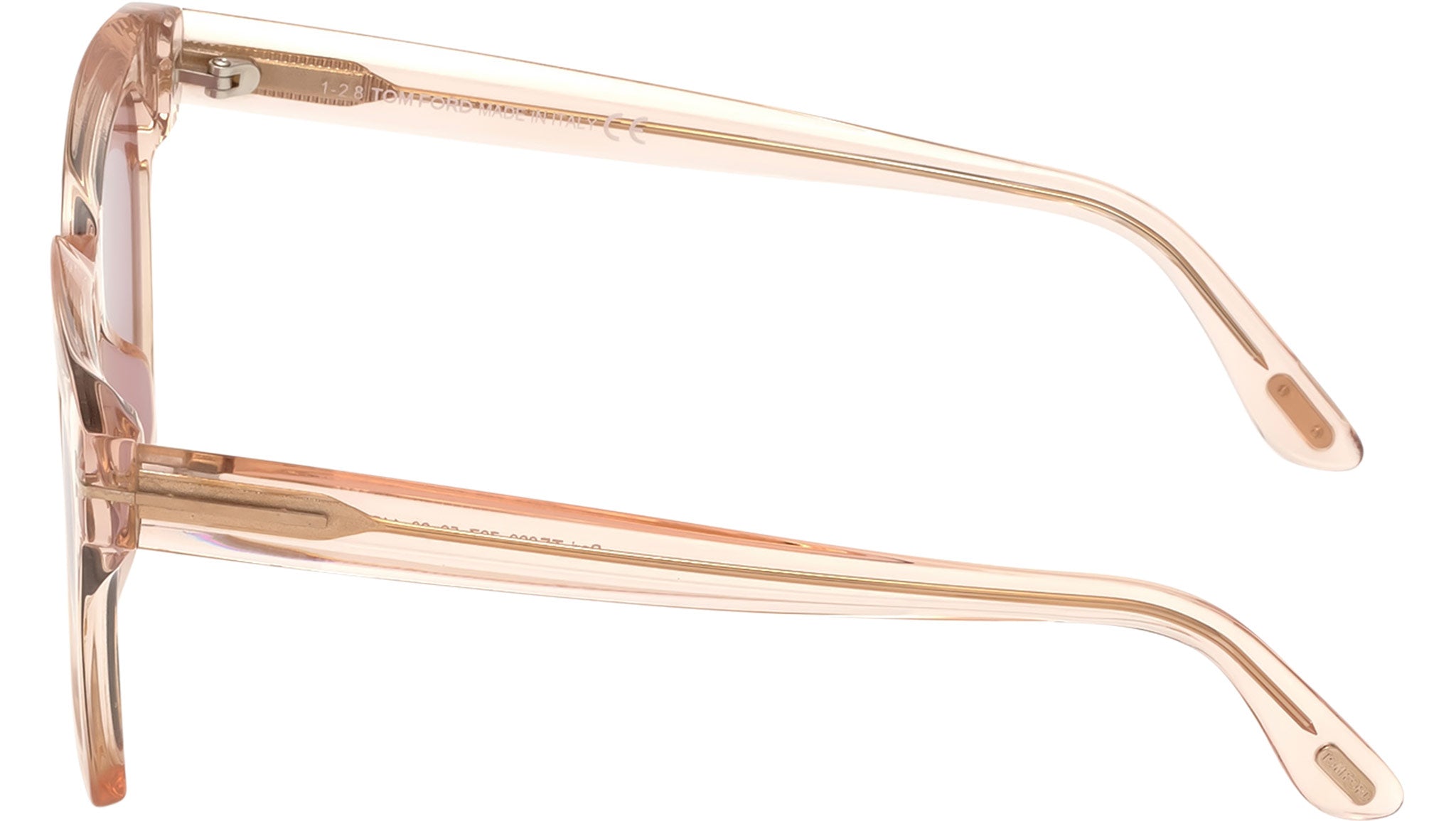 Tom Ford Sari Sunglasses FT0690 72Z Transparent Rose - eye-oo.com