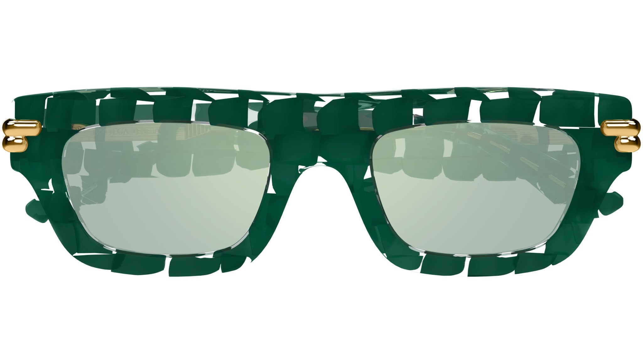 Bottega Veneta Sunglasses BV1321S 003 Crystal Green Crystal 