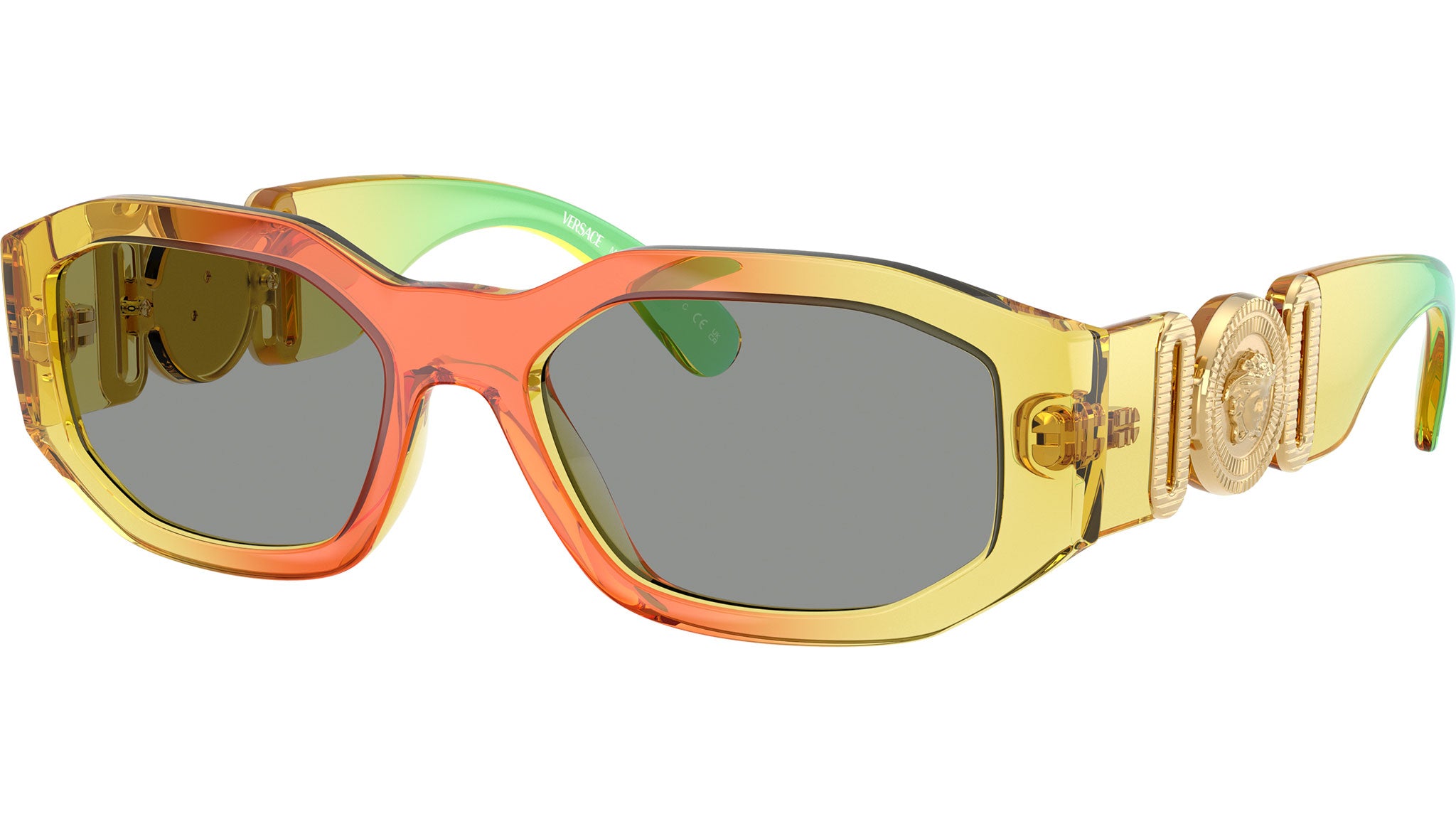 NEW VERSACE SUNGLASSES YELLOW WOMEN EYEWEAR Amazon.com: Versace VE 4450 541887 Neon Yellow Plastic Cat  main image 4