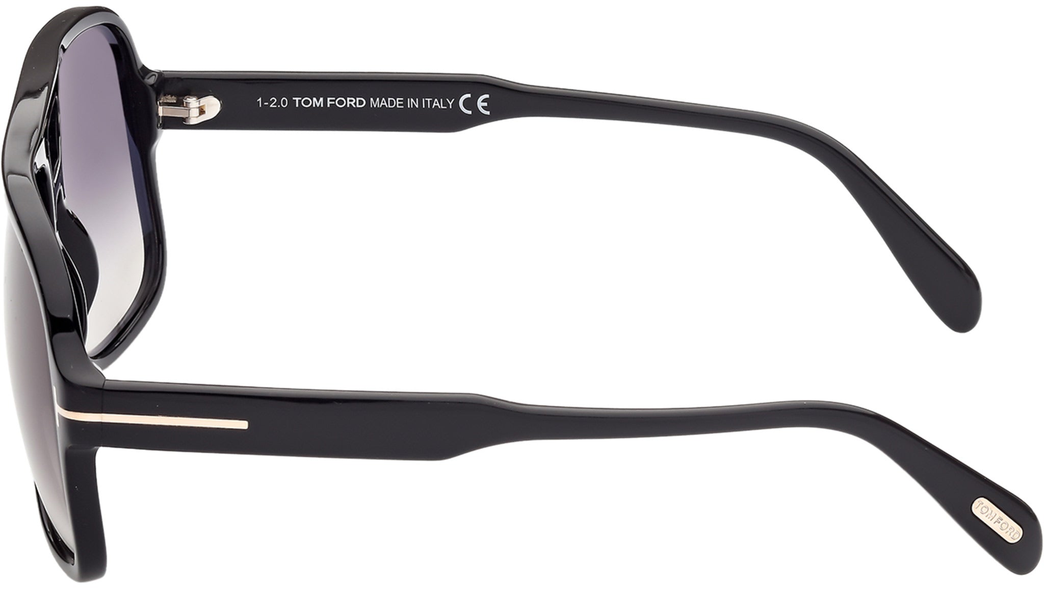 Tom Ford Falconer-02 Sunglasses FT0884 01B Shiny Black - eye-oo.com
