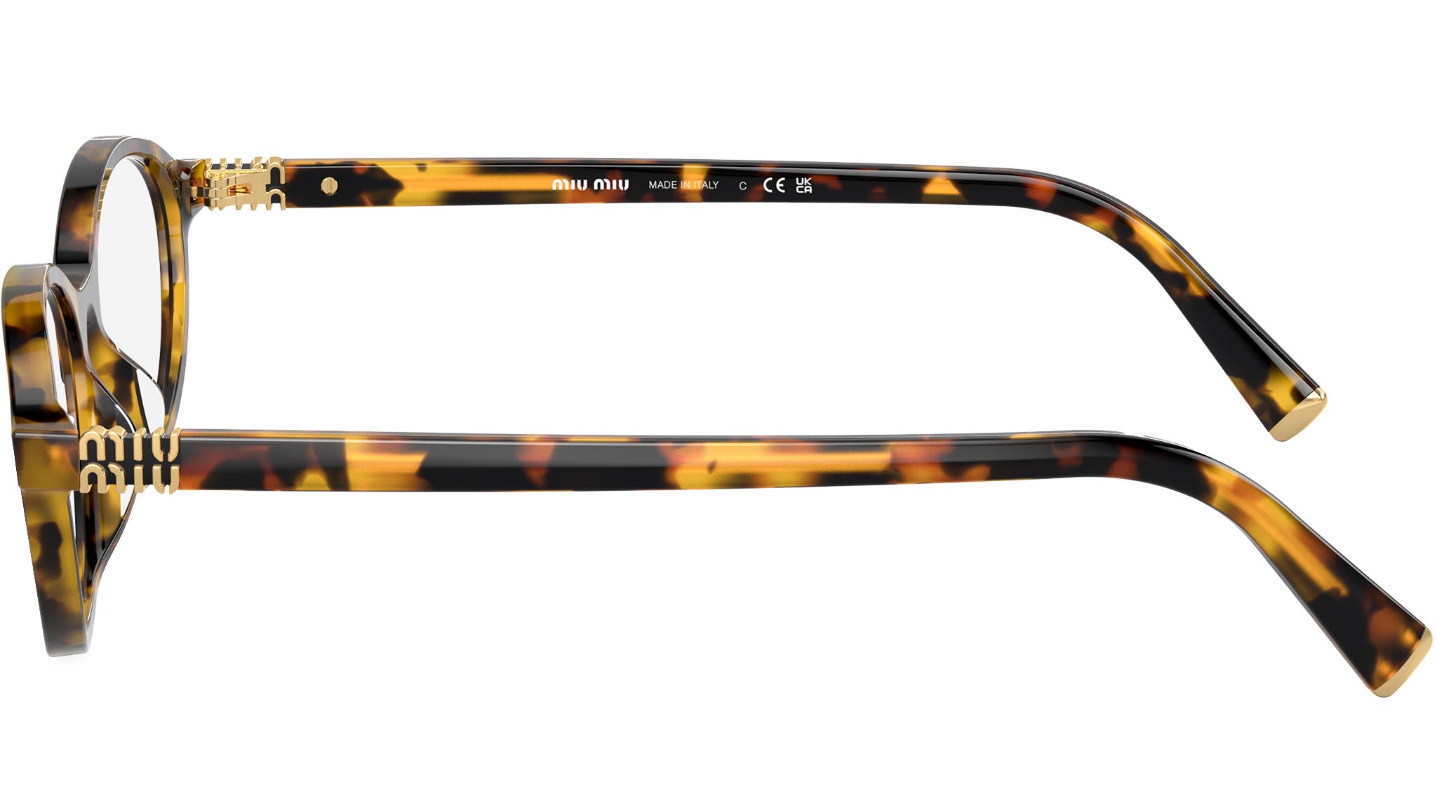 Miu Miu 0MU 09XV Optical Frame VAU1O1 Yellow - eye-oo.com