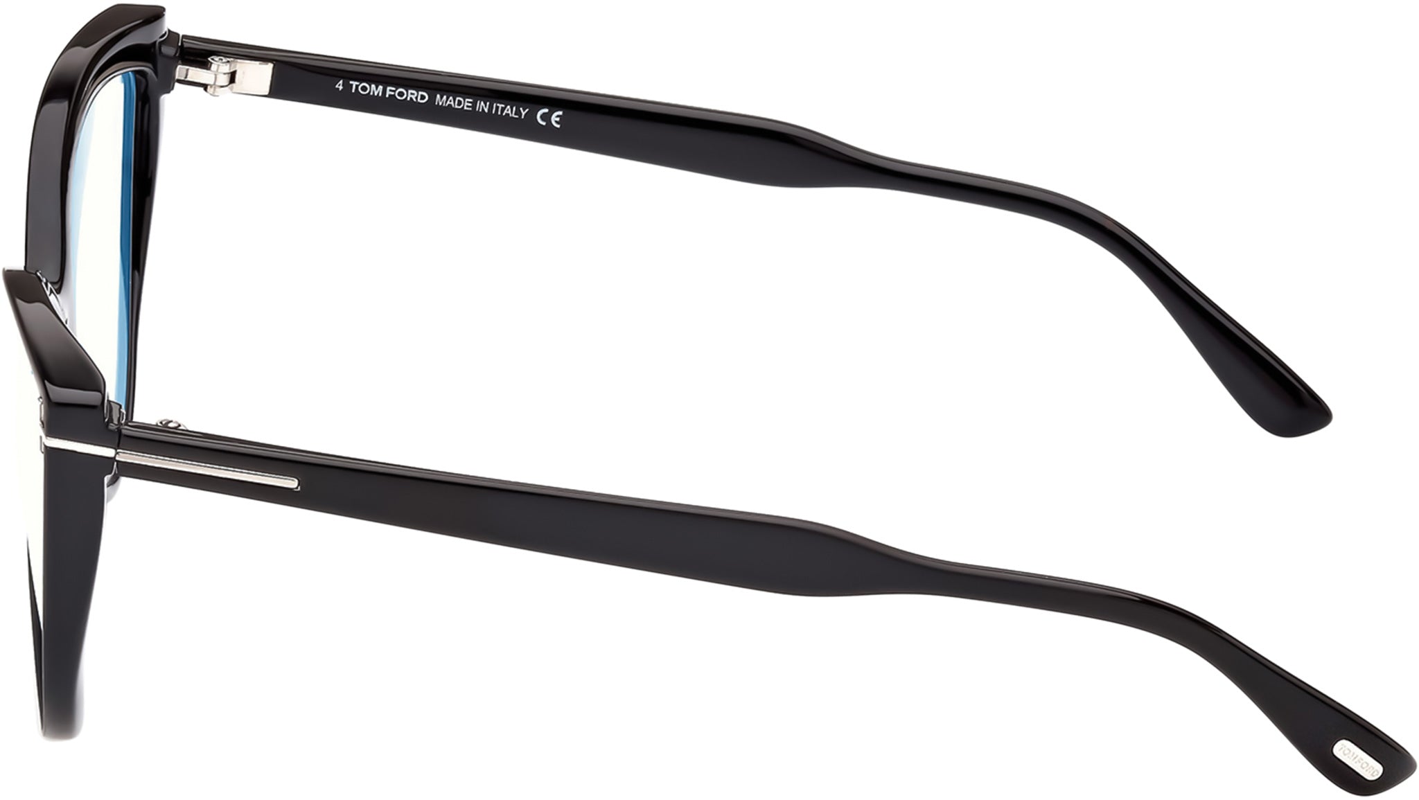 Tom Ford FT5843-B Optical Frame 005 Matte Black / Shiny  display picture 3