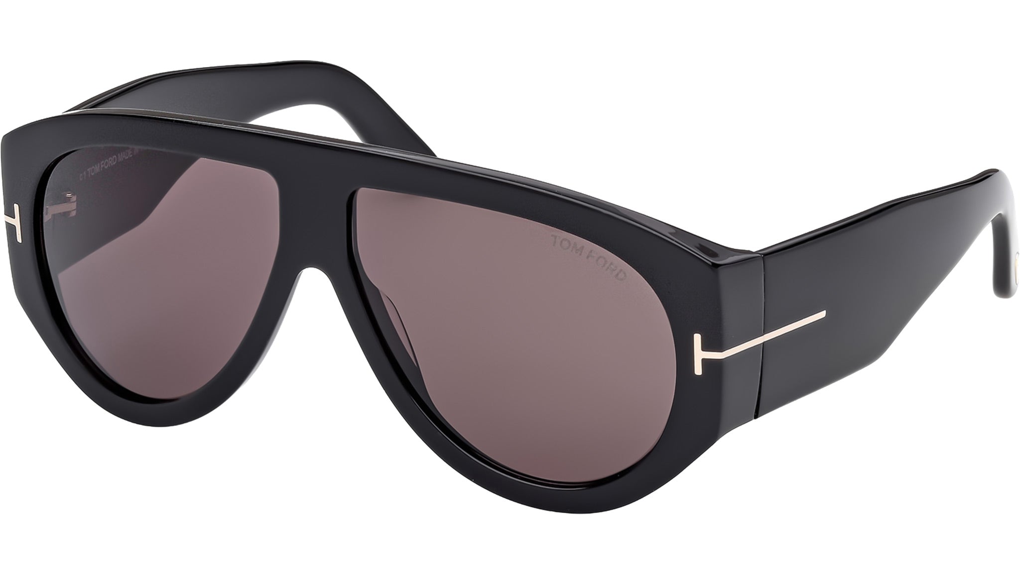 Tom Ford Bronson FT1044 Sunglasses 01A Shiny Black - eye-oo.com display picture 1