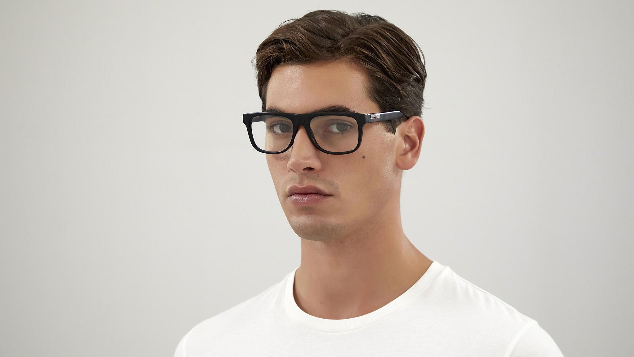 Gucci GG1117O 001 Black Rectangular Glasses - eye-oo.com