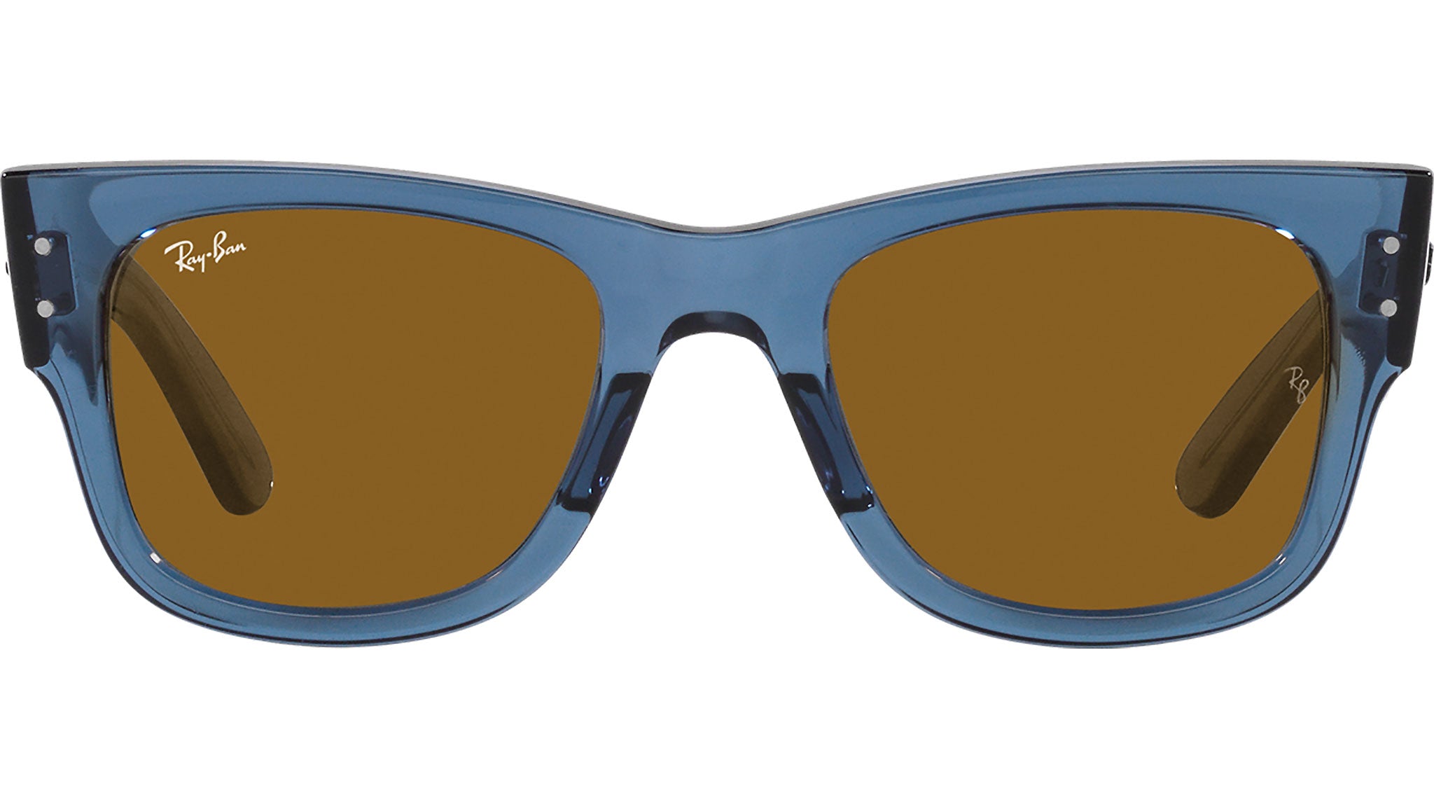 Ray-Ban Mega Wayfarer RB0840S 668073 Blue Sunglasses - eye-oo.com