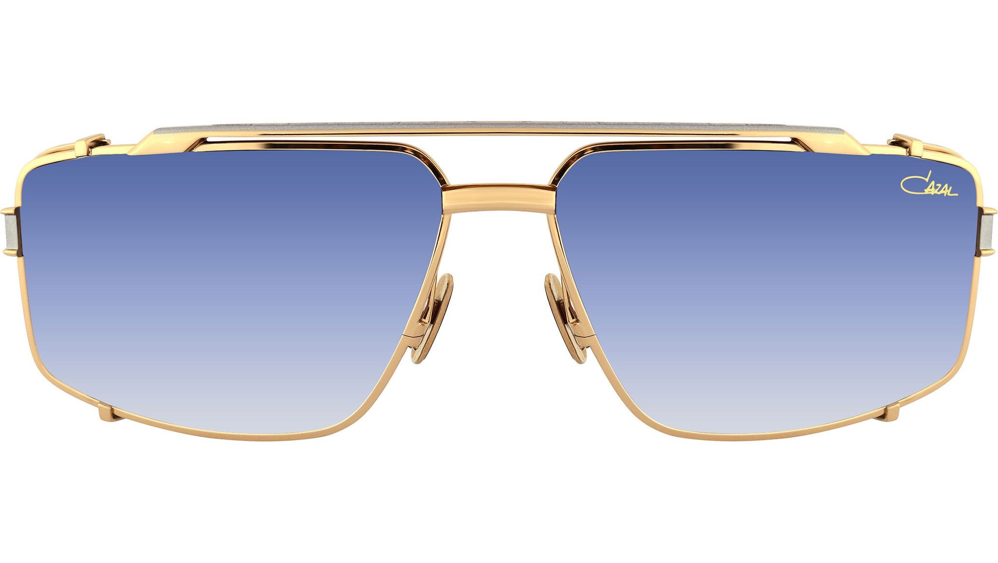 Cazal Model 756/3 Sunglasses 003 Gold and Silver - eye-oo.com