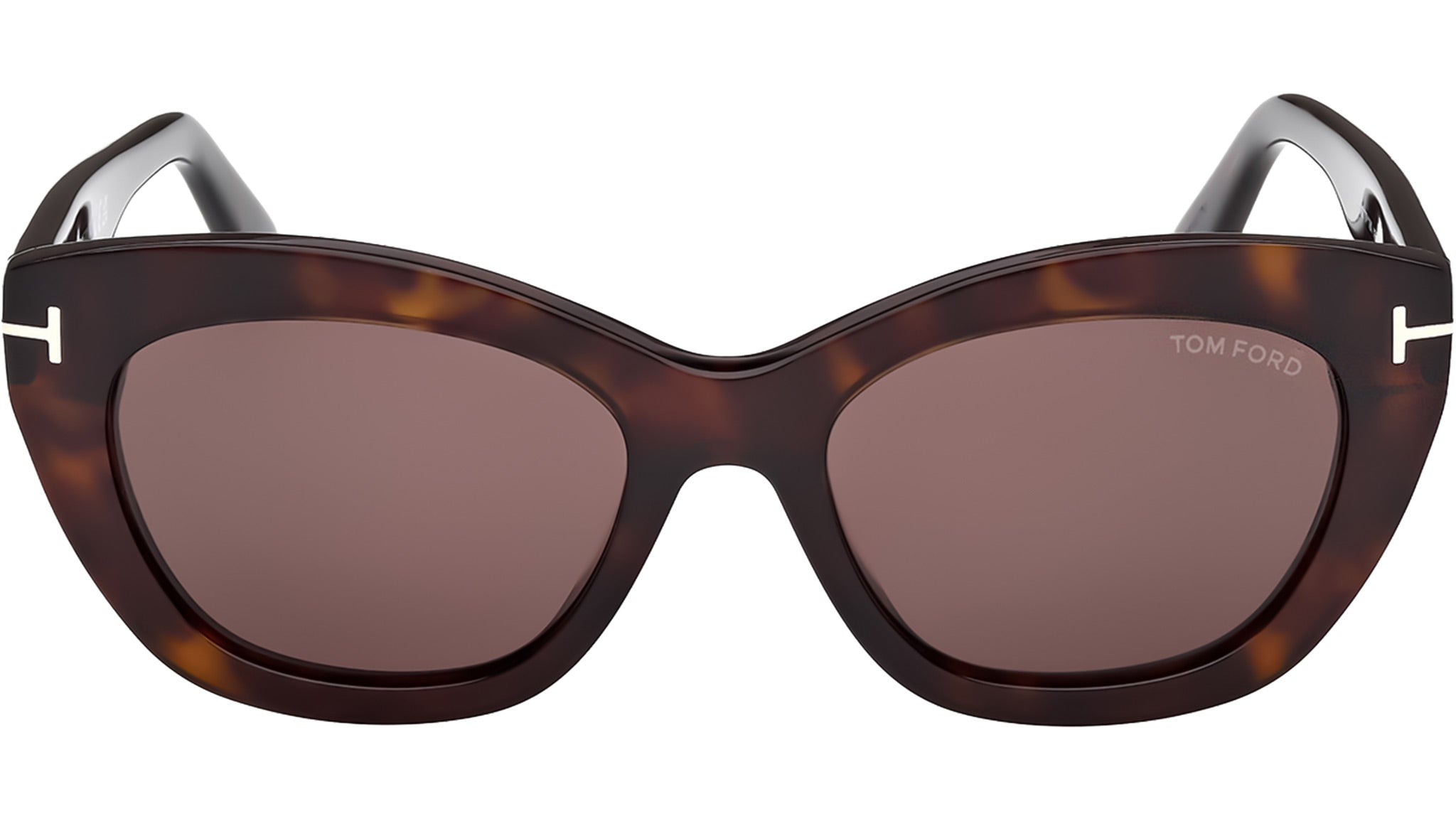 Tom Ford Linda FT1285 Sunglasses 52E Dark Havana - eye-oo.com